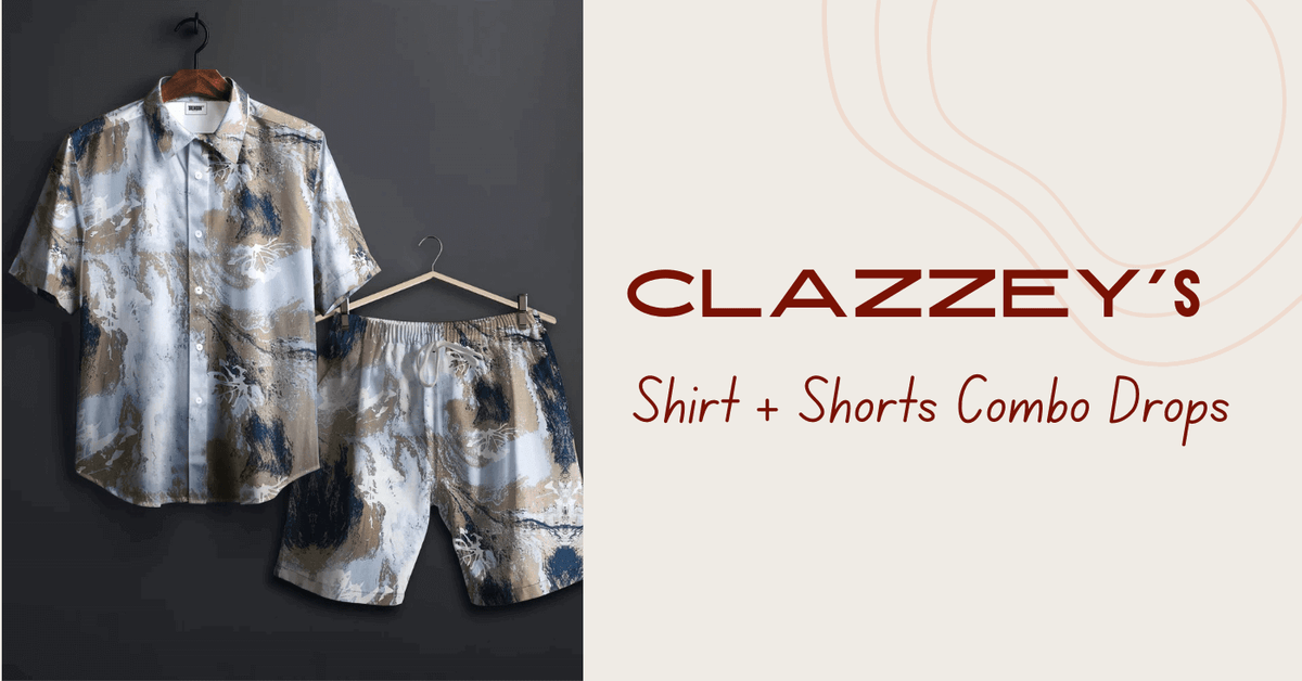Sharp & Chill: CLAZZEY’s Shirt + Shorts Combo Drops