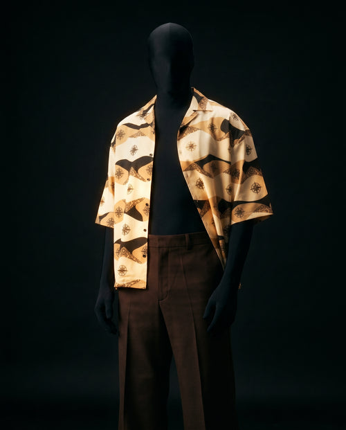 The Compass Boxy-Fit Cuban Shirt