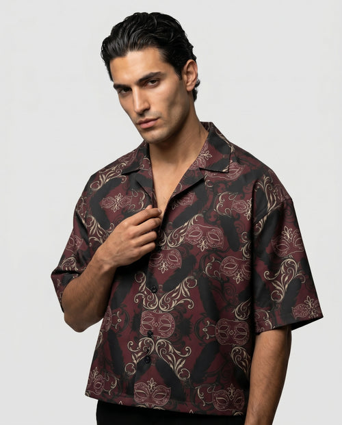 The Masquerade Boxy-Fit Cuban Shirt