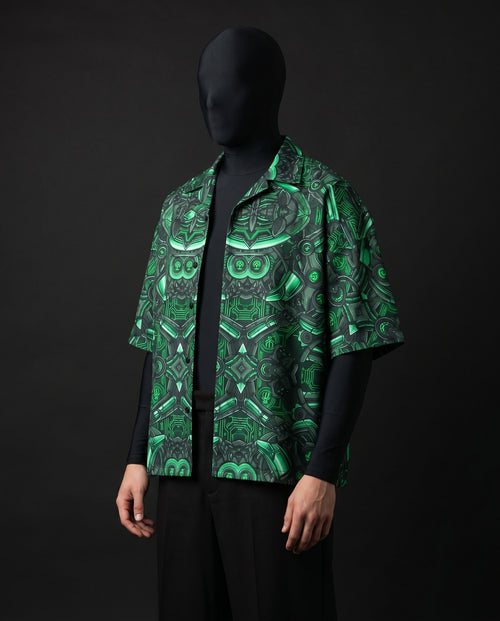 The Cybernetic Boxy-Fit Cuban Shirt