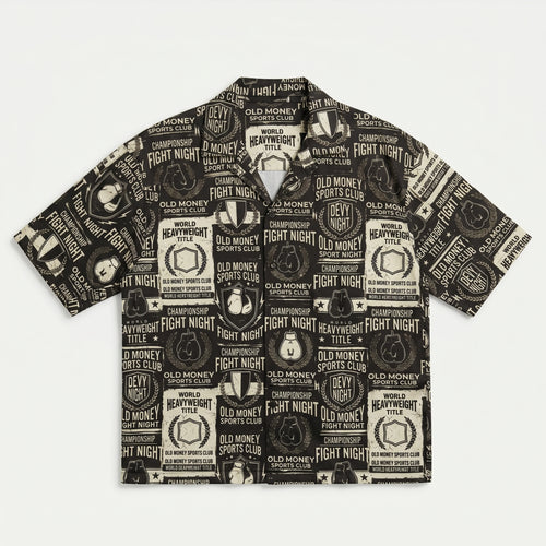 The Fight Night Boxy-Fit Cuban Shirt