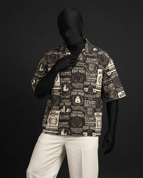 The Fight Night Boxy-Fit Cuban Shirt