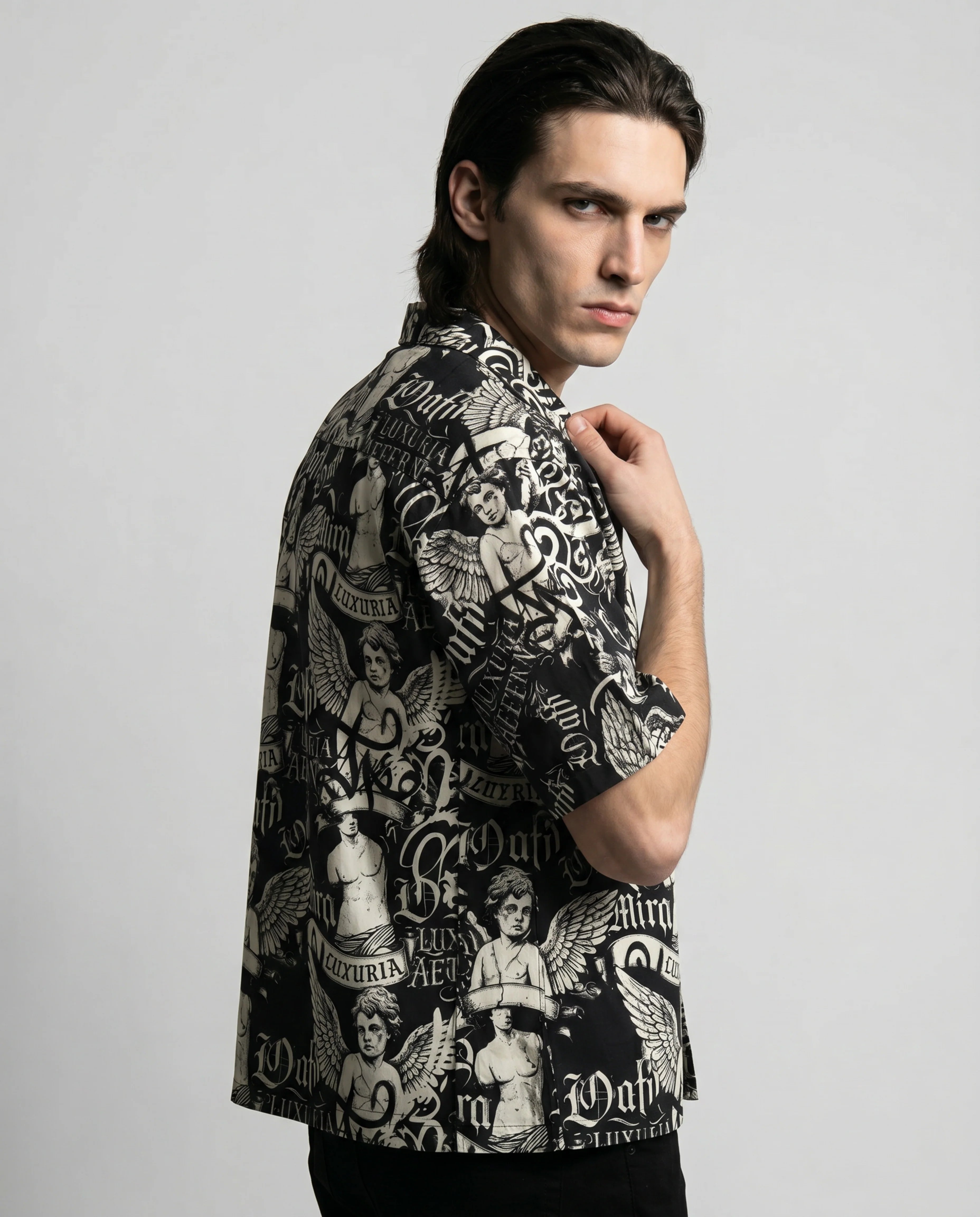 The Runic Boxy-Fit Cuban Shirt (Copy) CLAZZEY