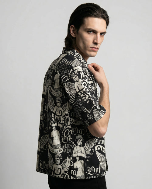 The Renaissance Boxy-Fit Cuban Shirt