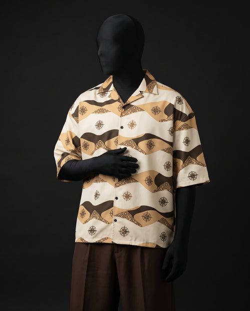 The Compass Boxy-Fit Cuban Shirt