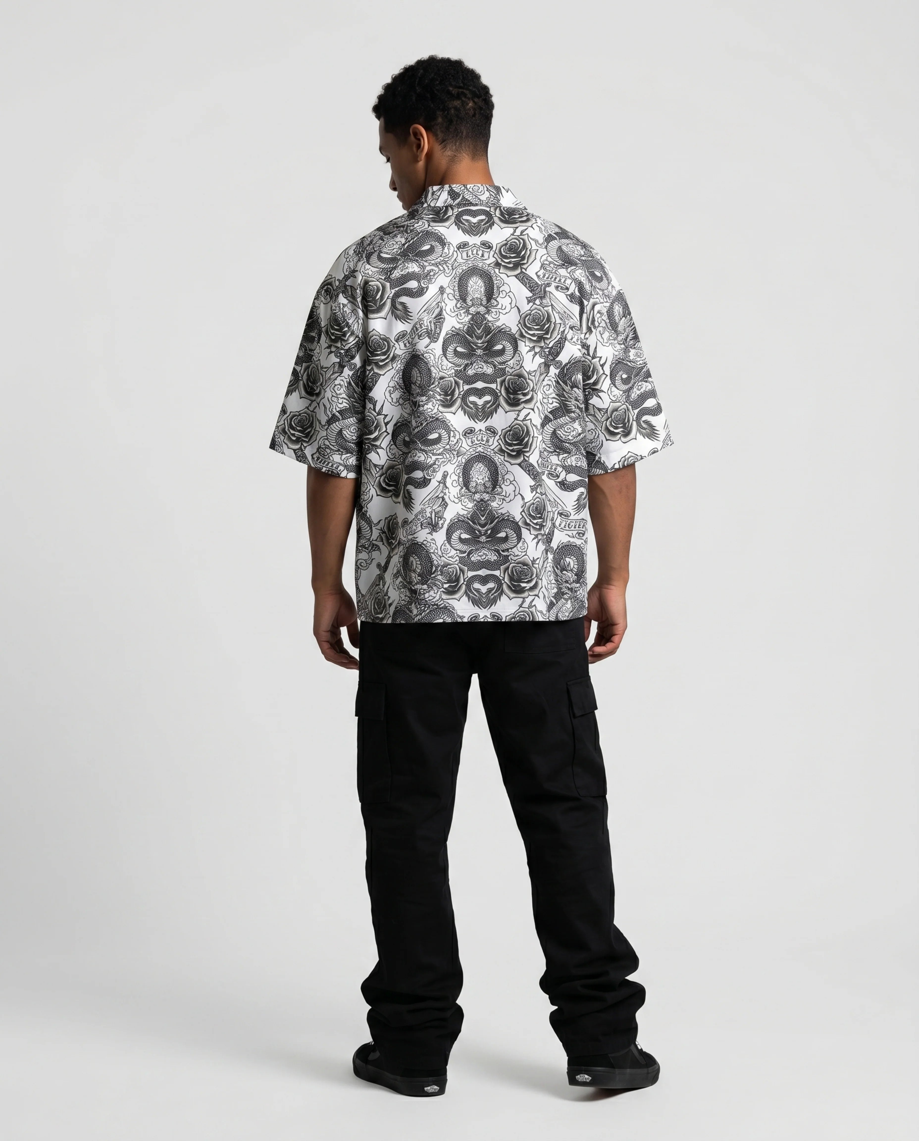The Tattoo Boxy-Fit Cuban Shirt CLAZZEY
