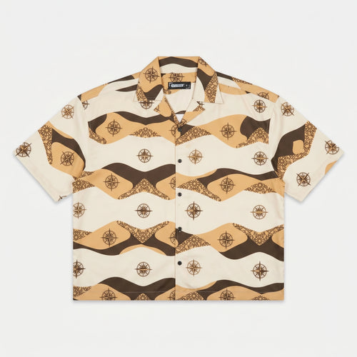 The Compass Boxy-Fit Cuban Shirt