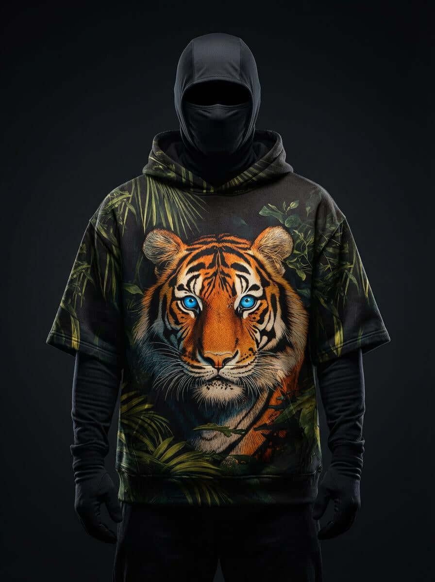 Jungle Eyes Oversized Hoodie