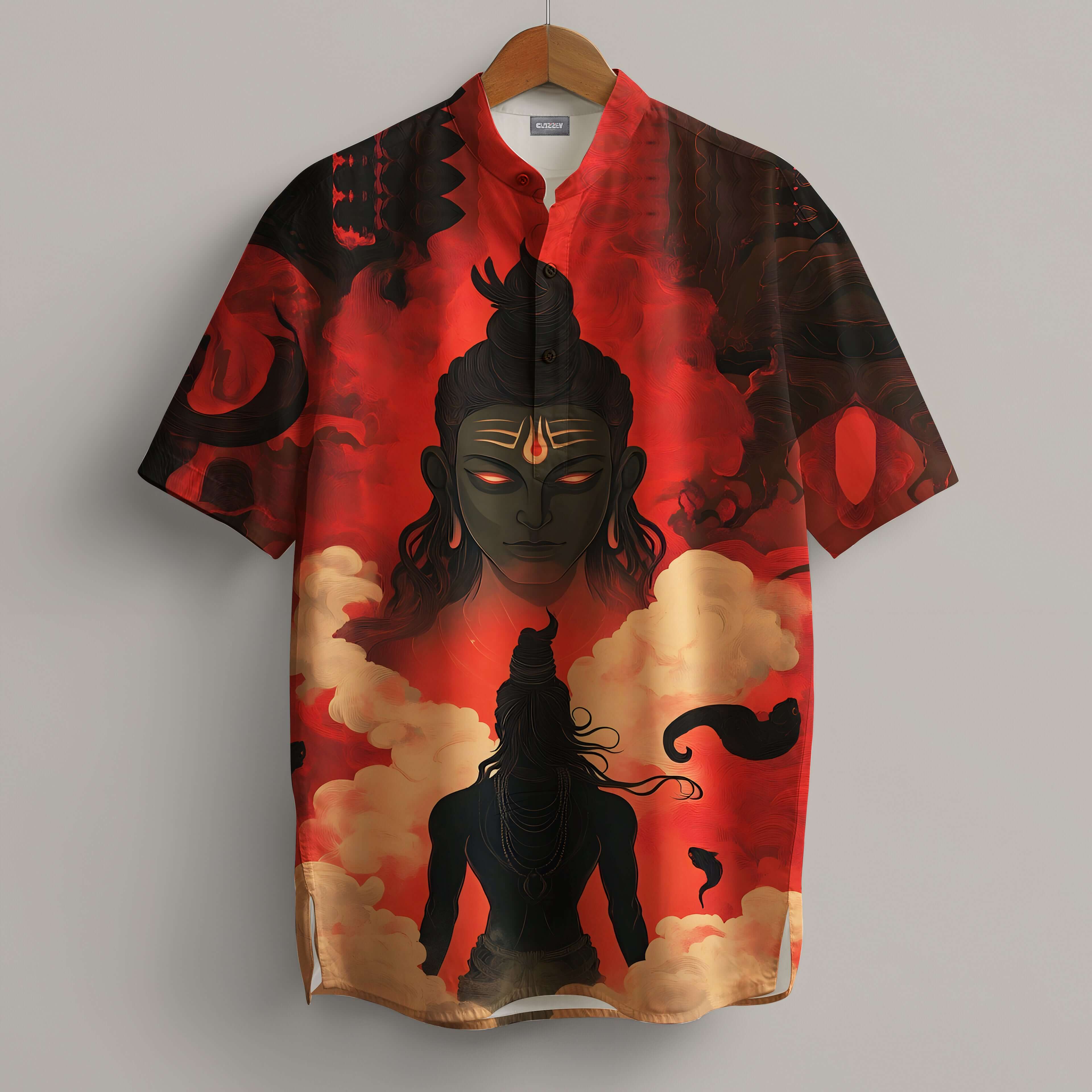 Mahakaal Short Kurta - 100% Cotton