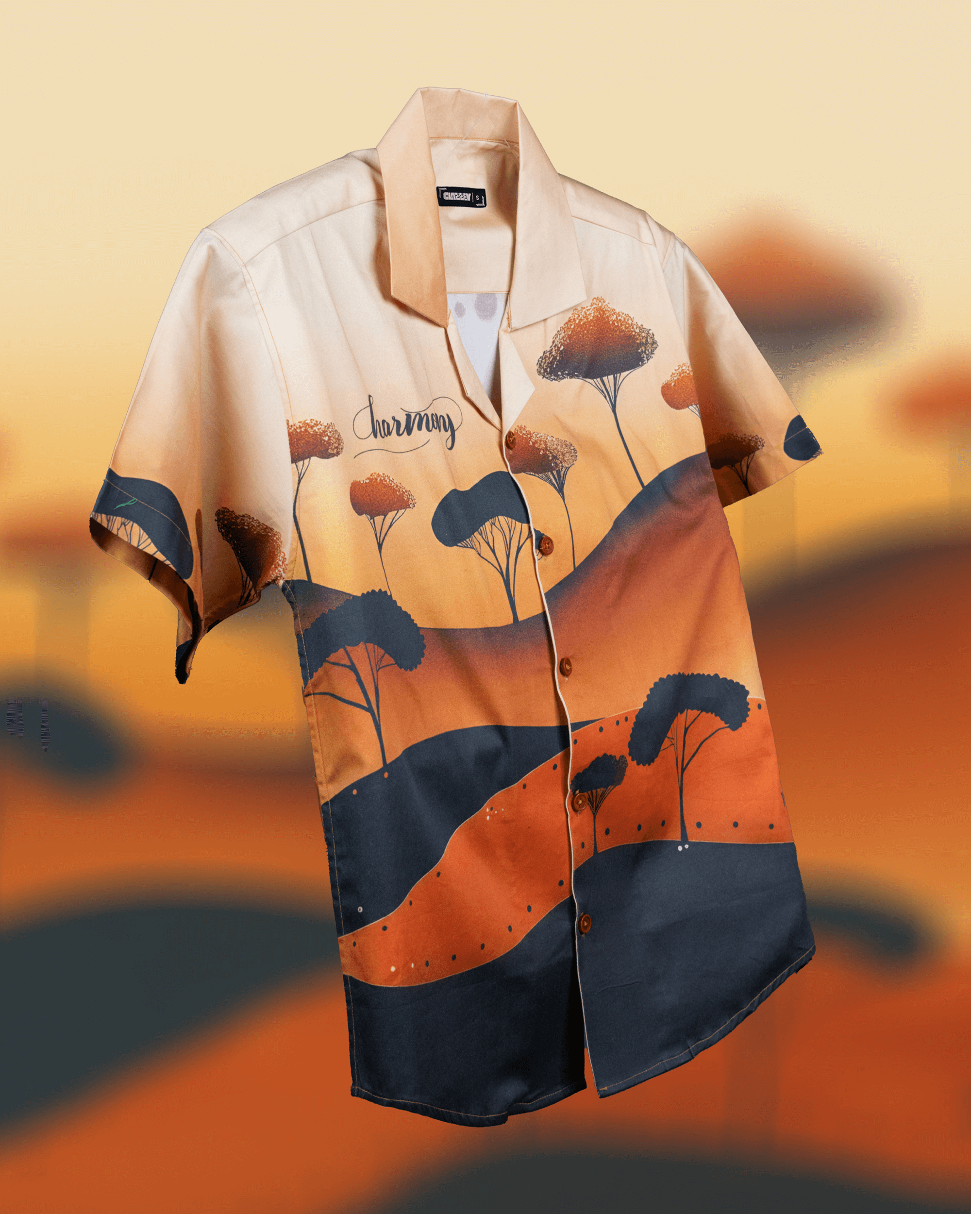 Harmony Sunset Cotton Shirt
