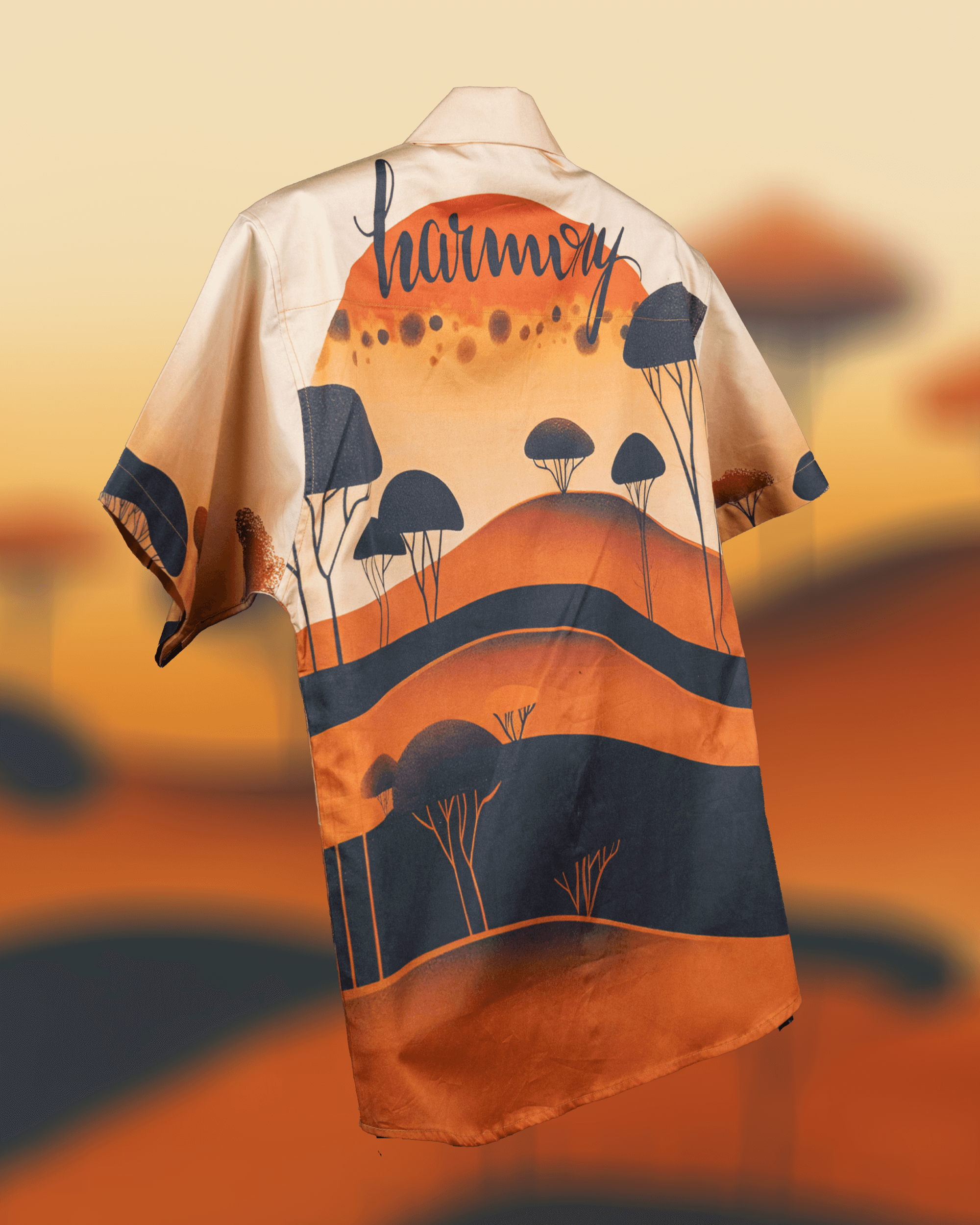 Harmony Sunset Cotton Shirt