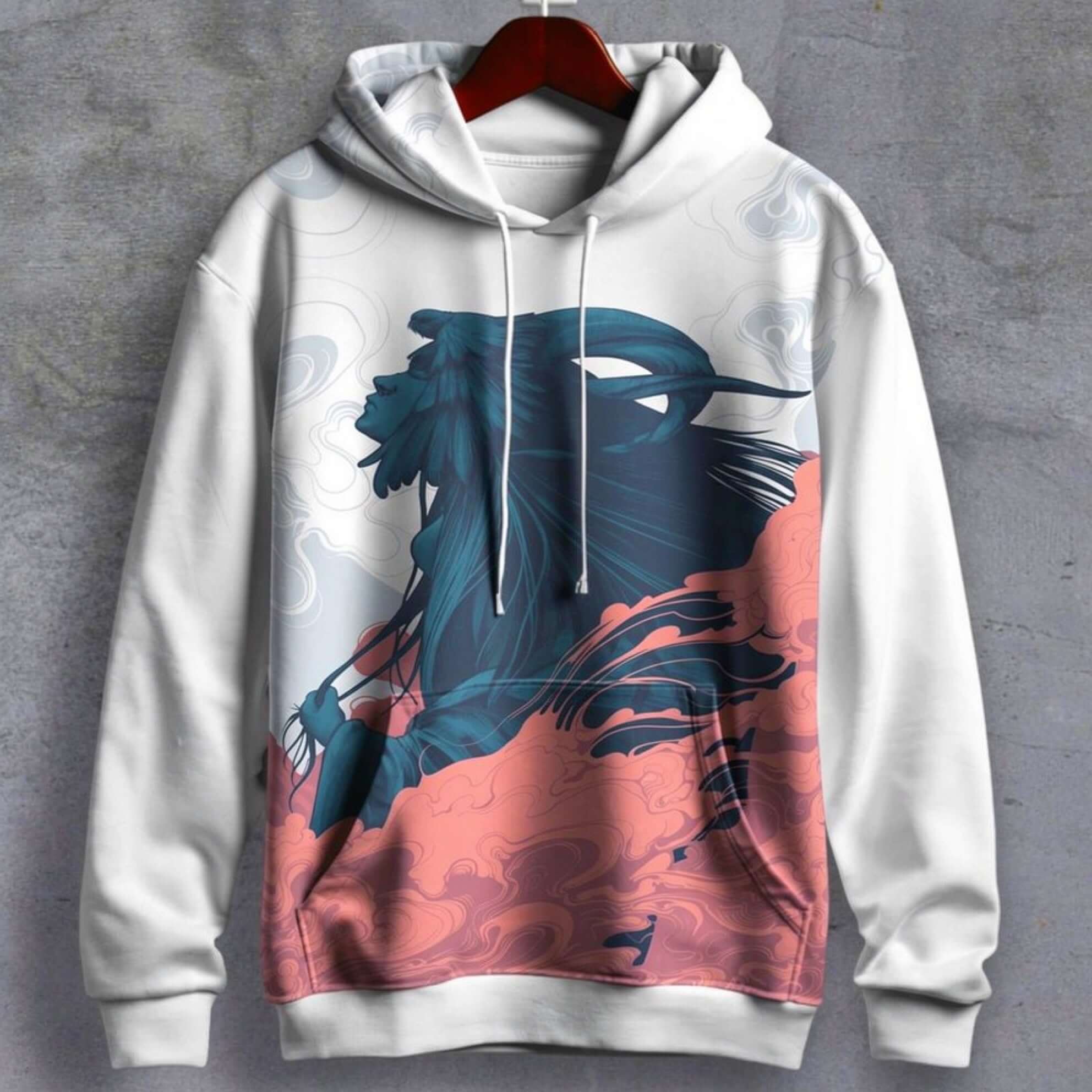 Spirit of the Wind Printed Hoodie