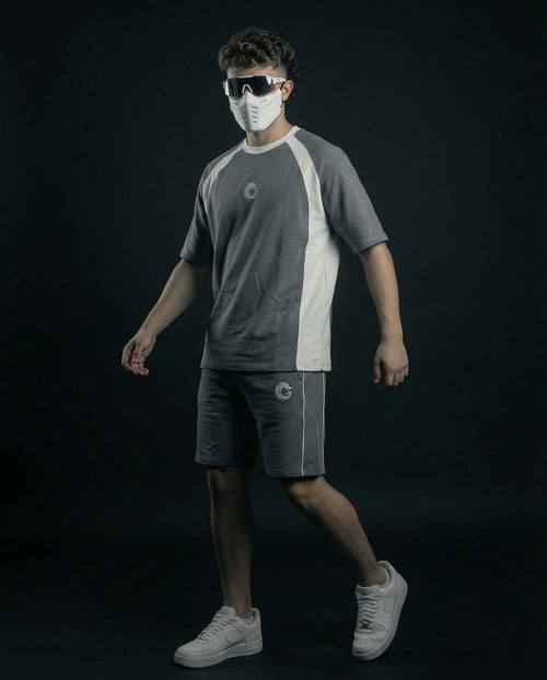 Steel Grey Heavyweight Tech-Terry Co-ord Set