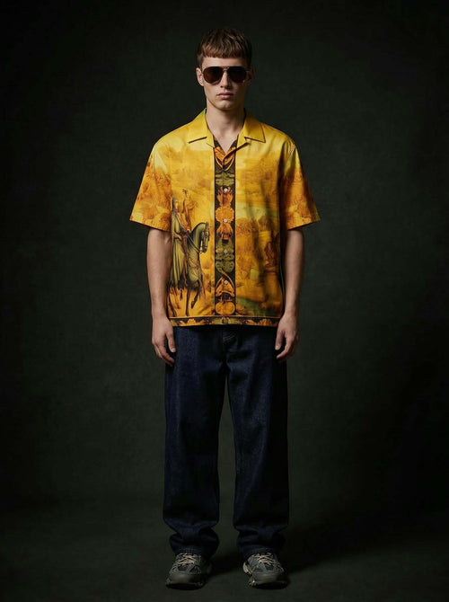 Golden Odyssey Cotton Shirt – Premium Shirt for Men