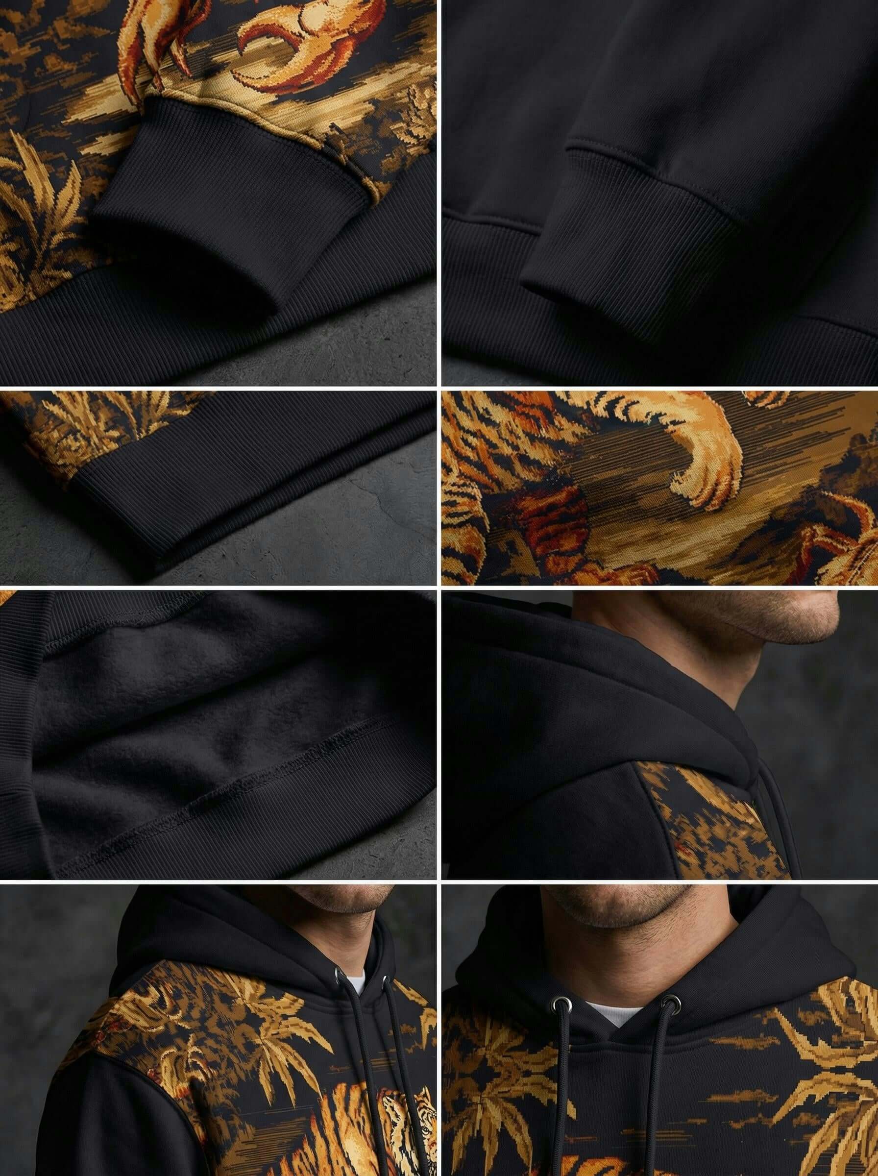 Graphic Hoodie- Jungle Fury Tiger Scorpion