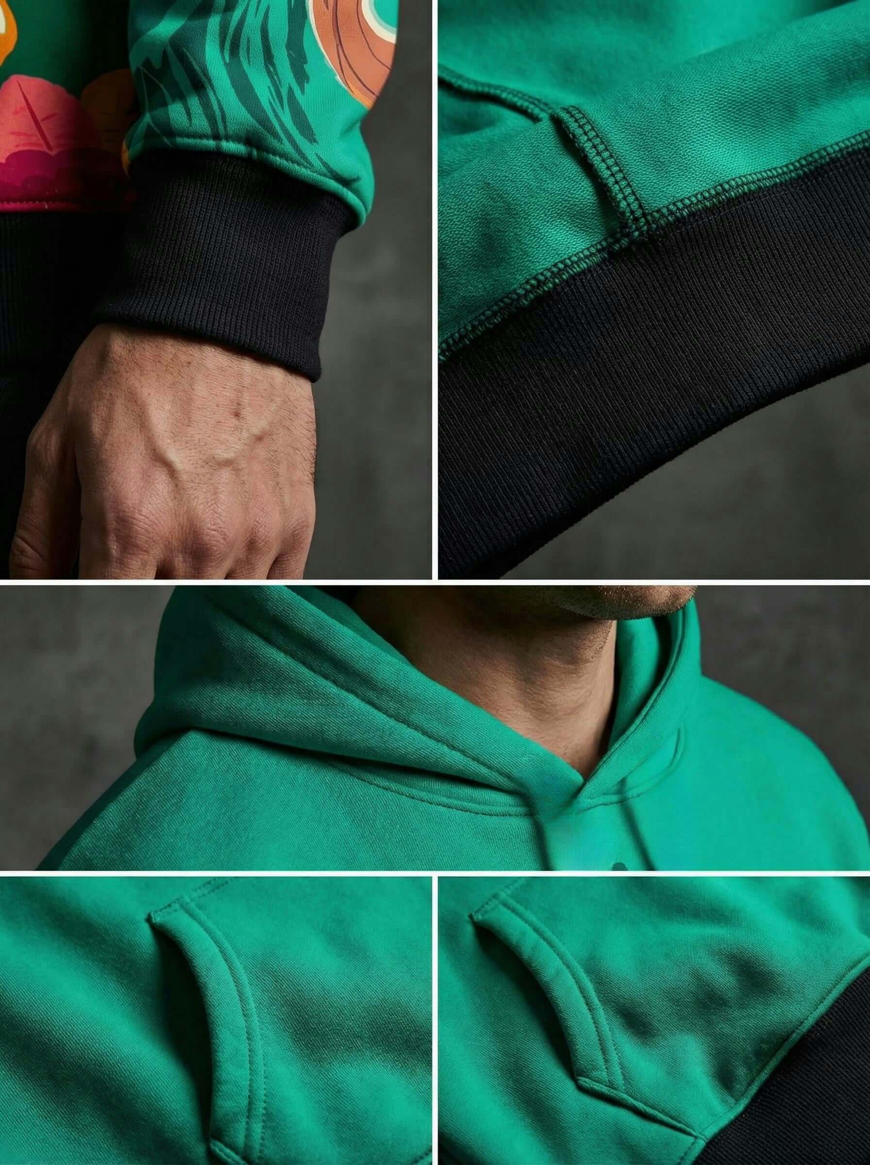 Reunion Tour Graphic Hoodie - Teal Groove Nation All-Over Print