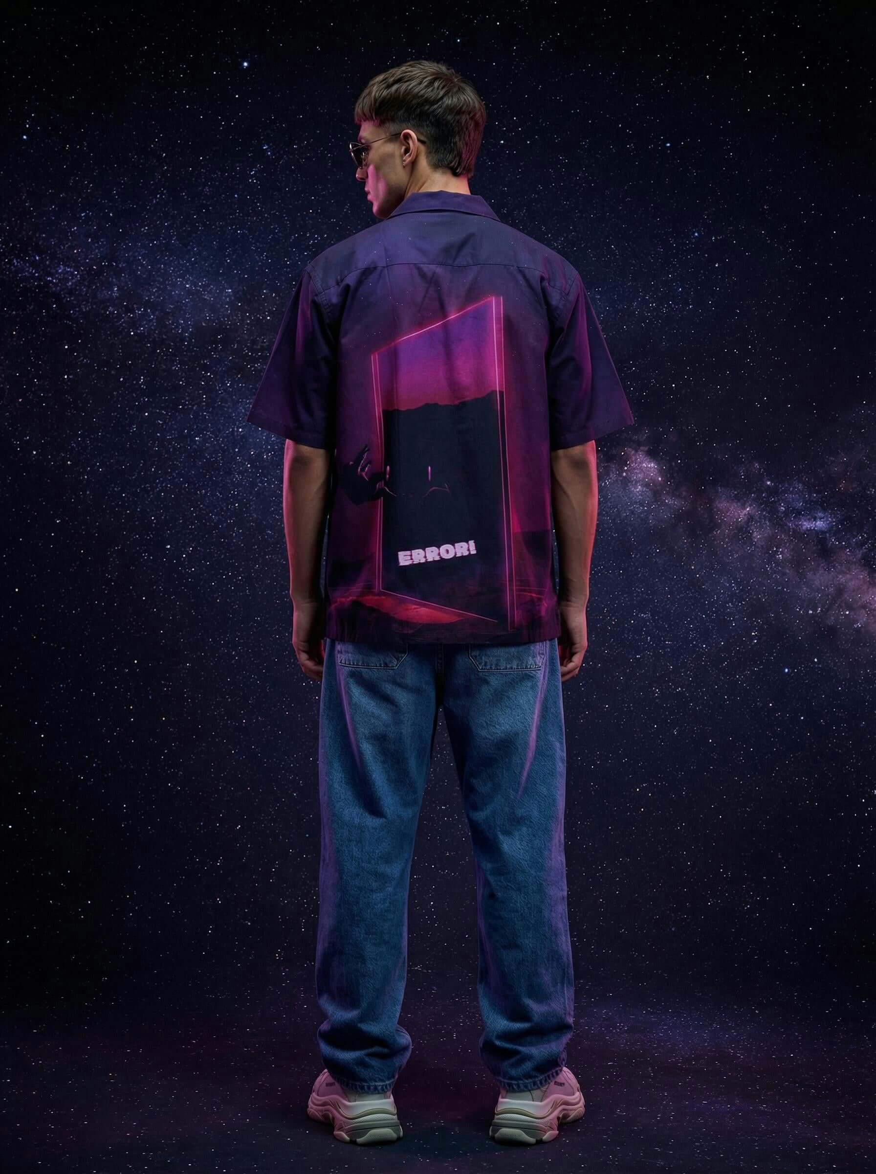 Cosmic Verse Cotton Shirt – Exclusive Designer Shirt