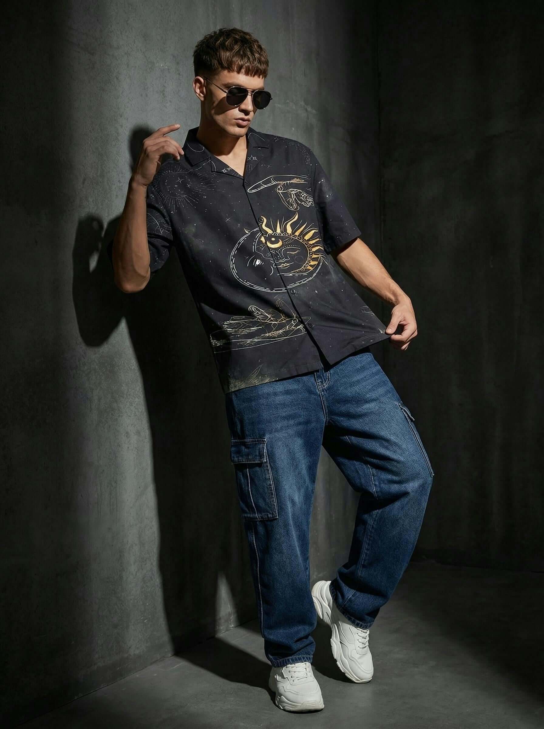Zodiac Flow Cotton Shirt - Premium 100% Cotton