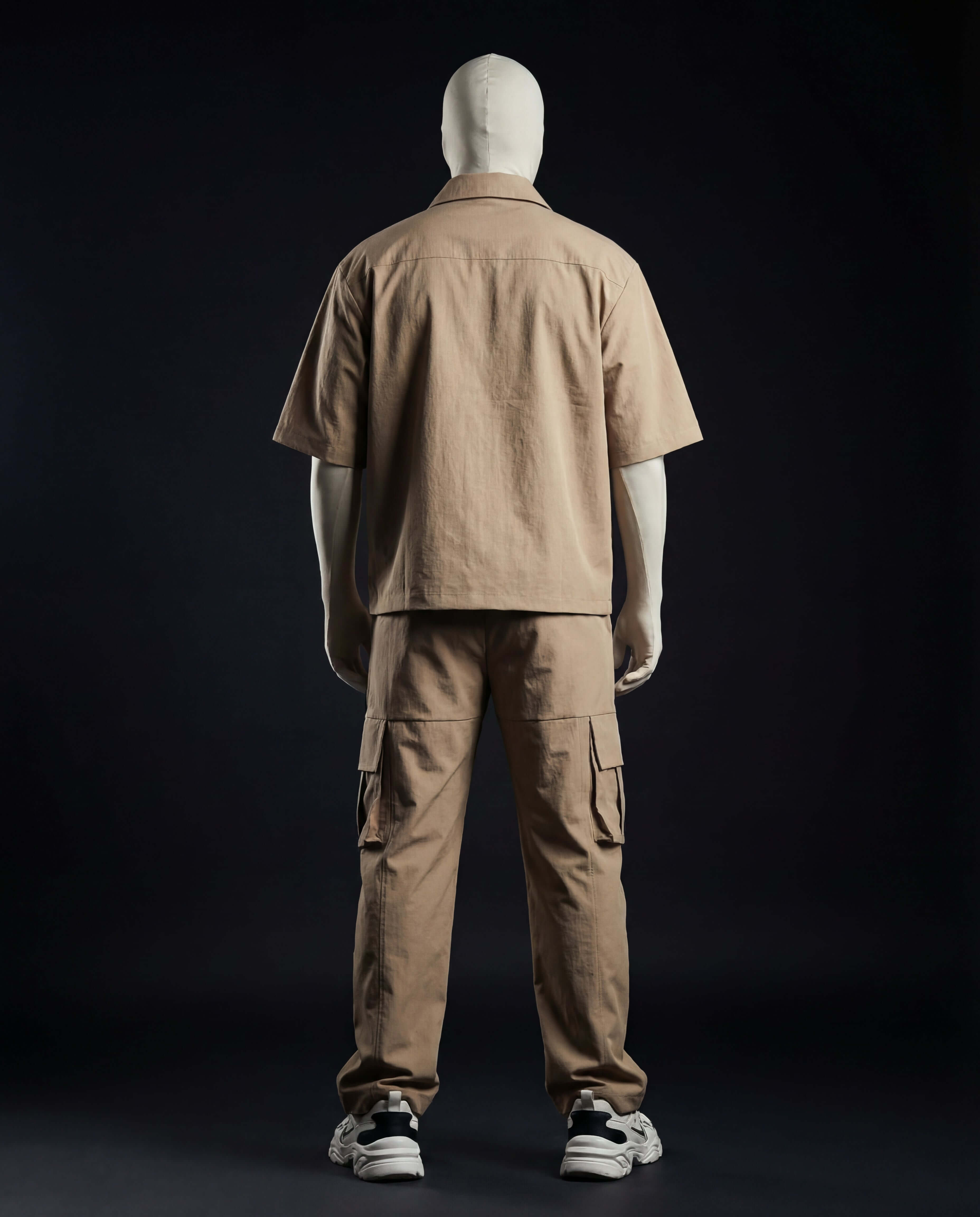 Tan Utility Zip Co-ord // Tech-Nylon Series