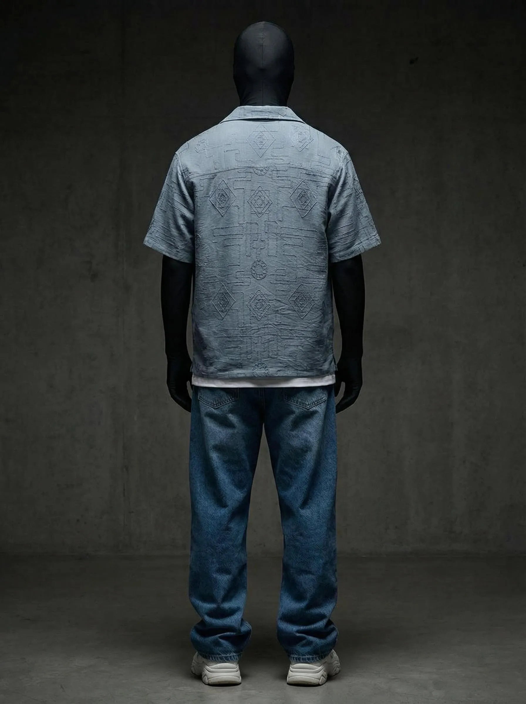 Silver Sky Knitted Shirt