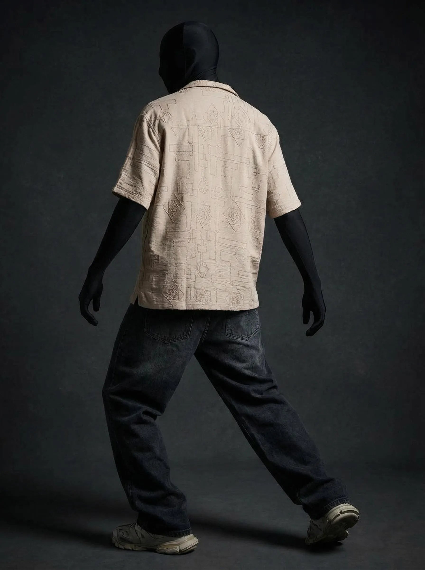 Beige Breeze Knitted Shirt