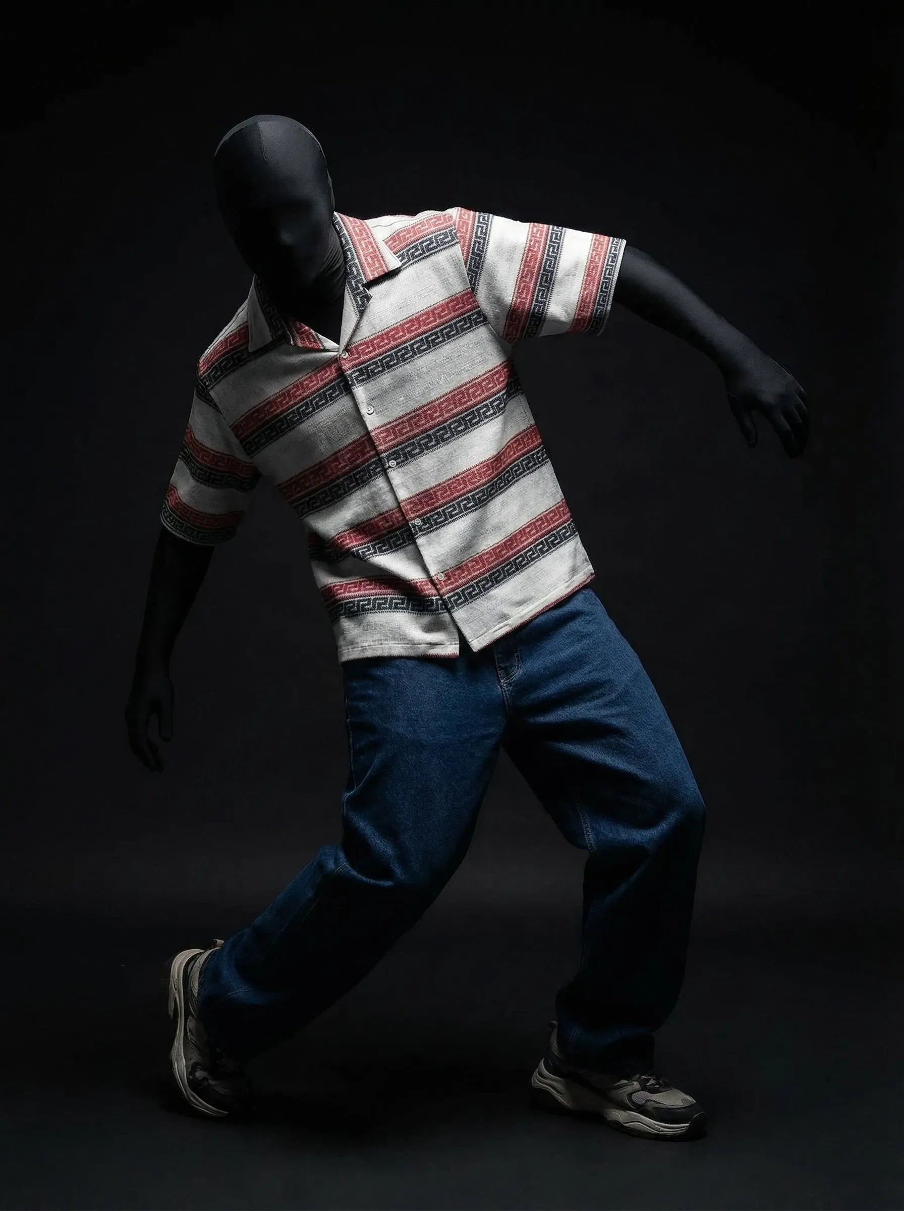 Desert Horizon Stripe Knitted Shirt