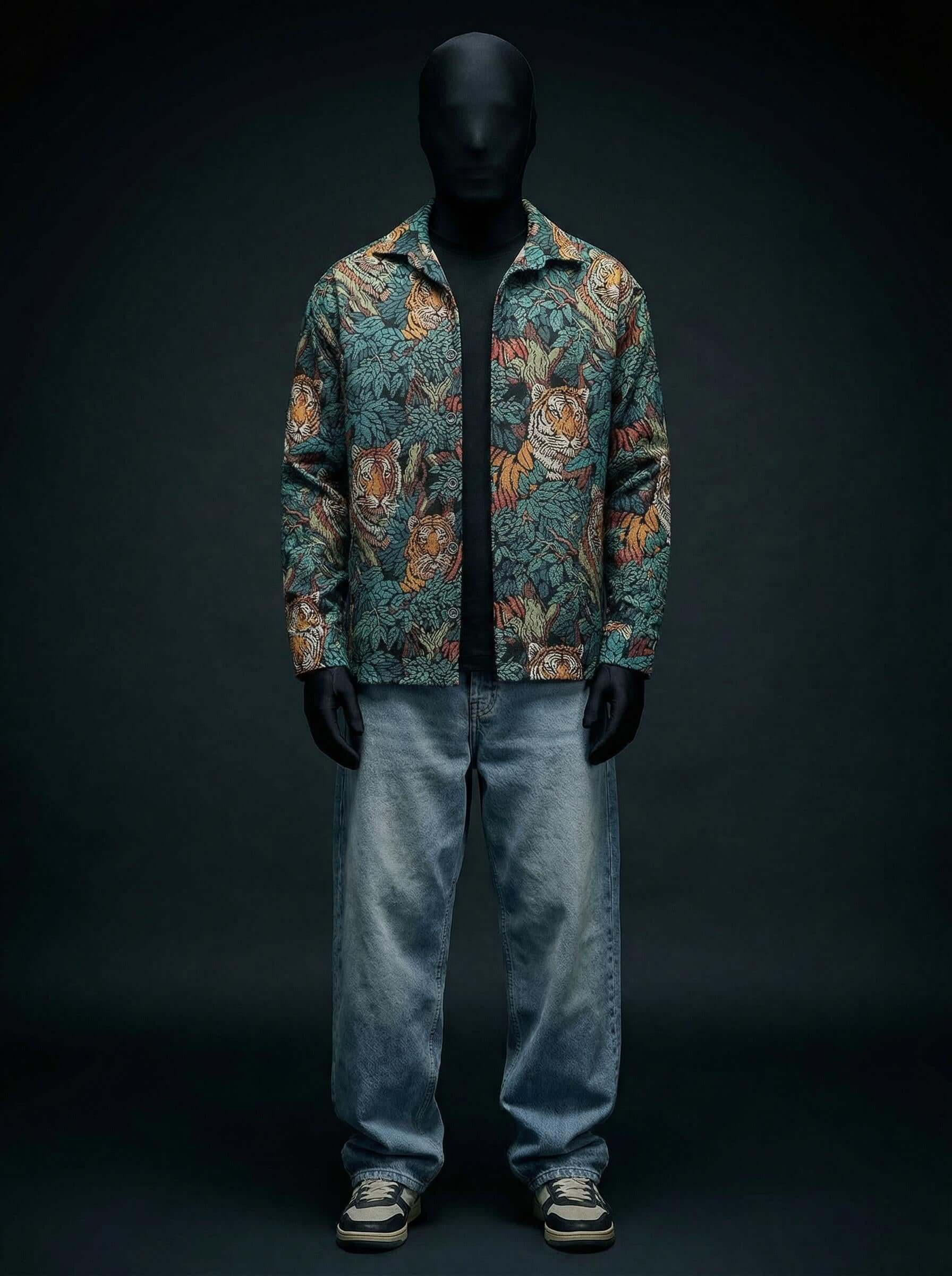 Jungle Royalty Over Shirt – Designer Cotton Over Shirts