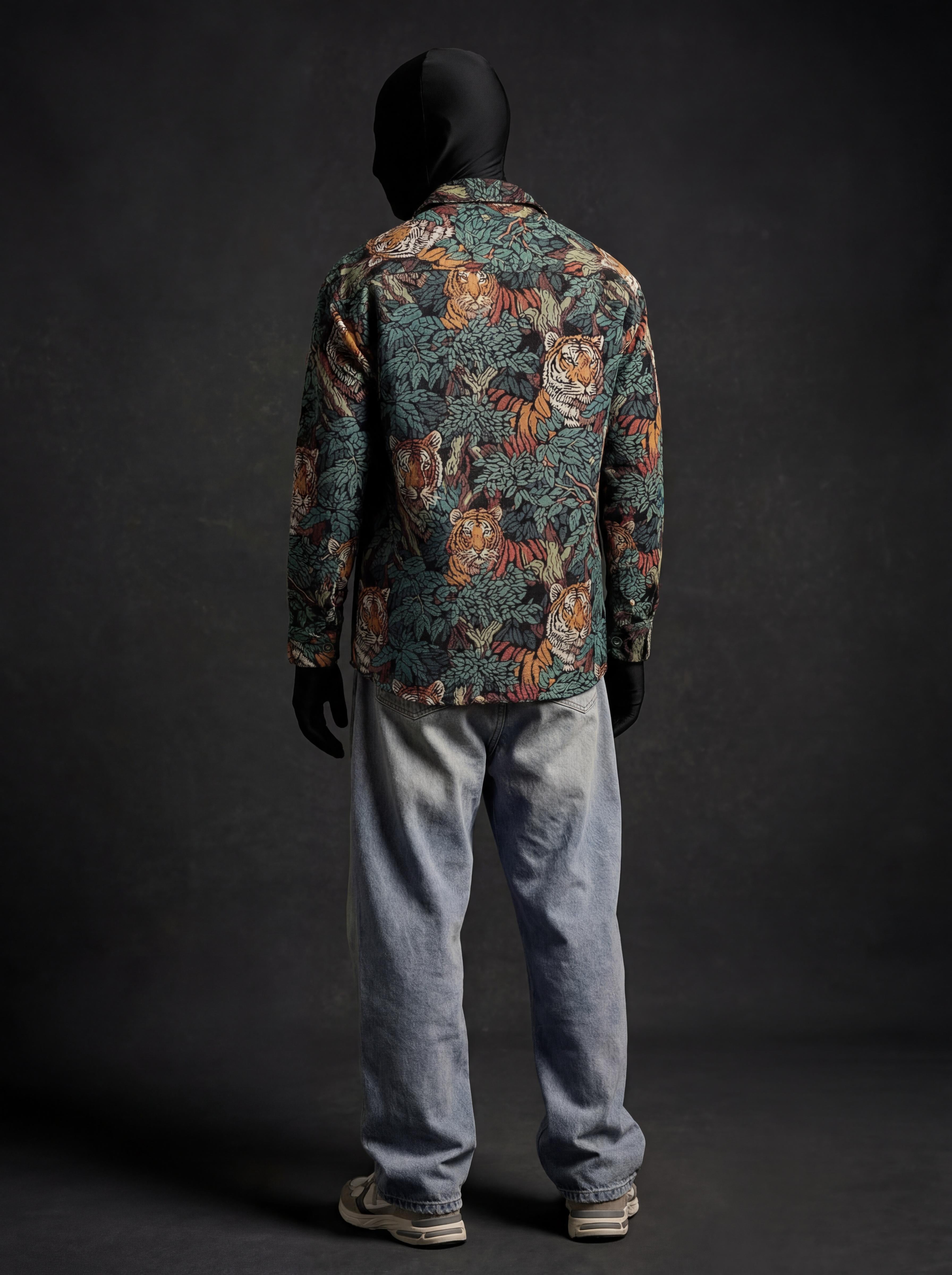 Jungle Royalty Shacket – Designer Cotton Jacket