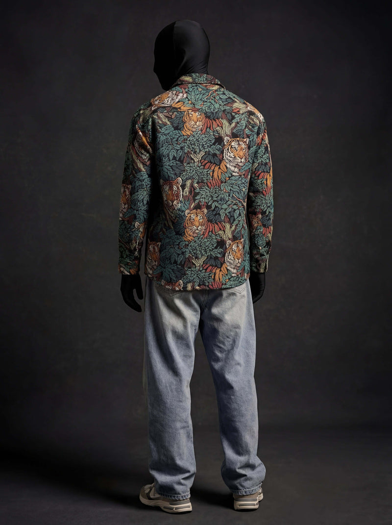 Jungle Royalty Over Shirt – Designer Cotton Over Shirts