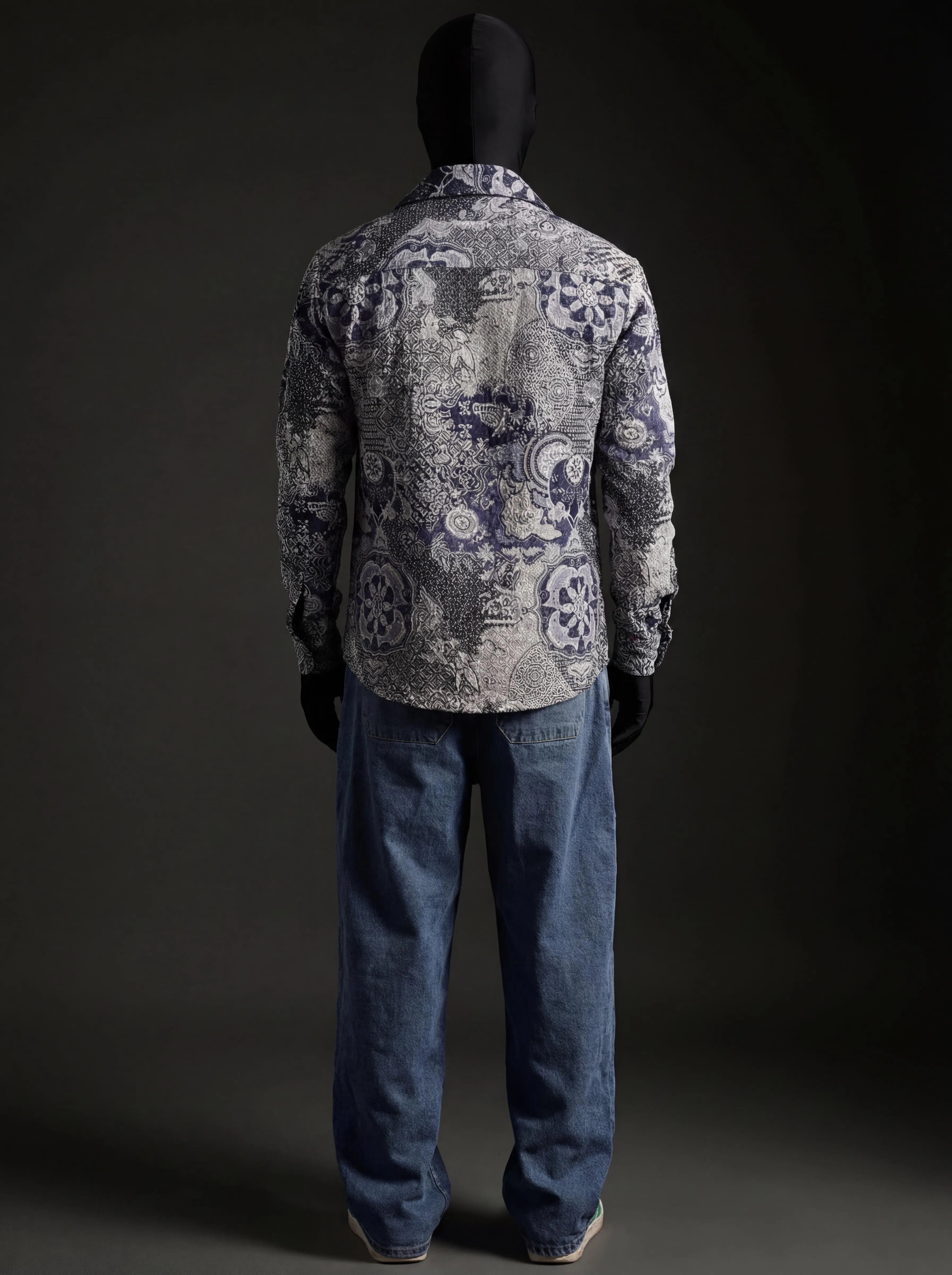 Navy Nebula Over Shirt – Premium Unisex Over Shirts