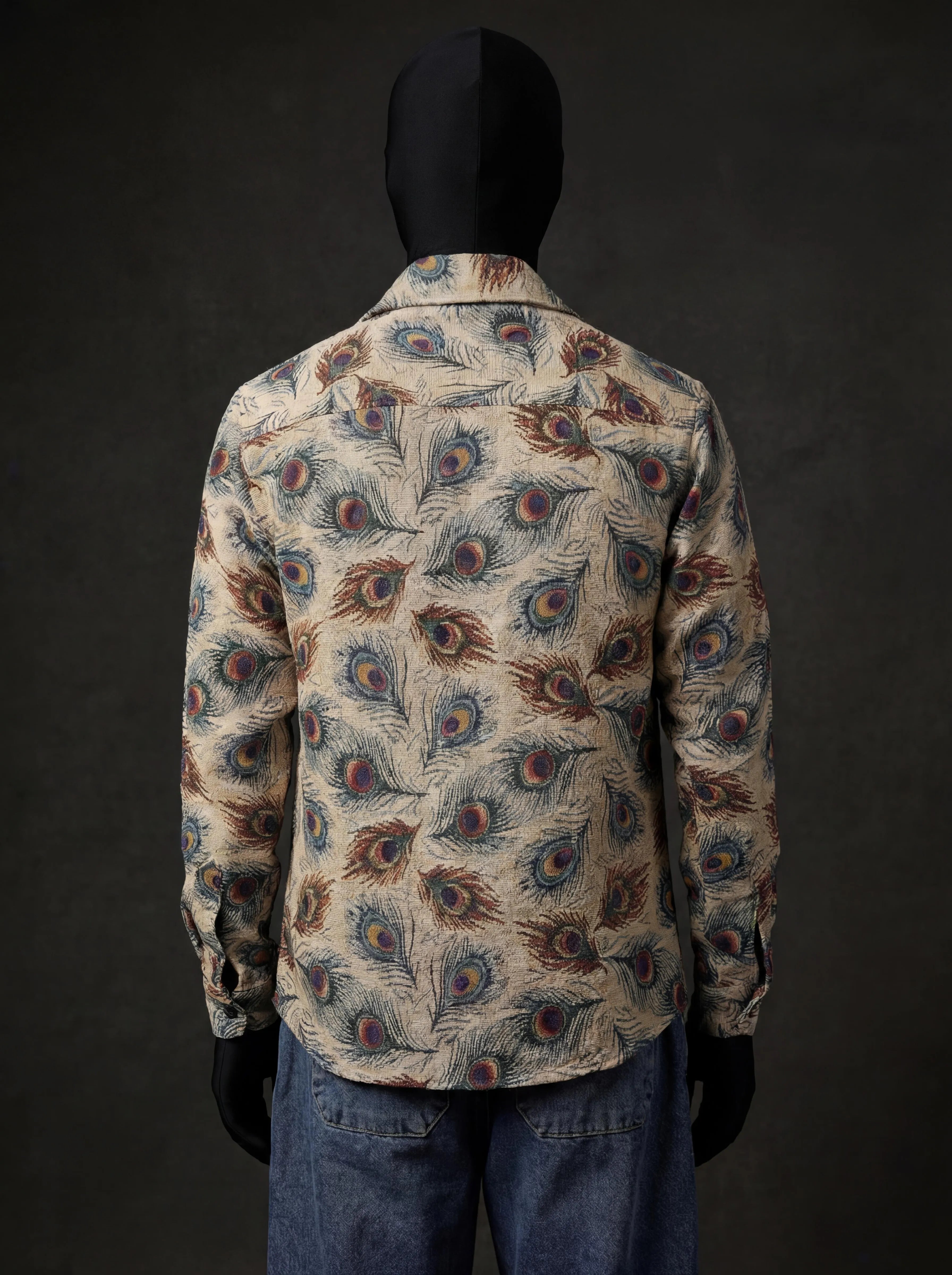 Rajwada Feathers Shacket – Premium Collared Jackets