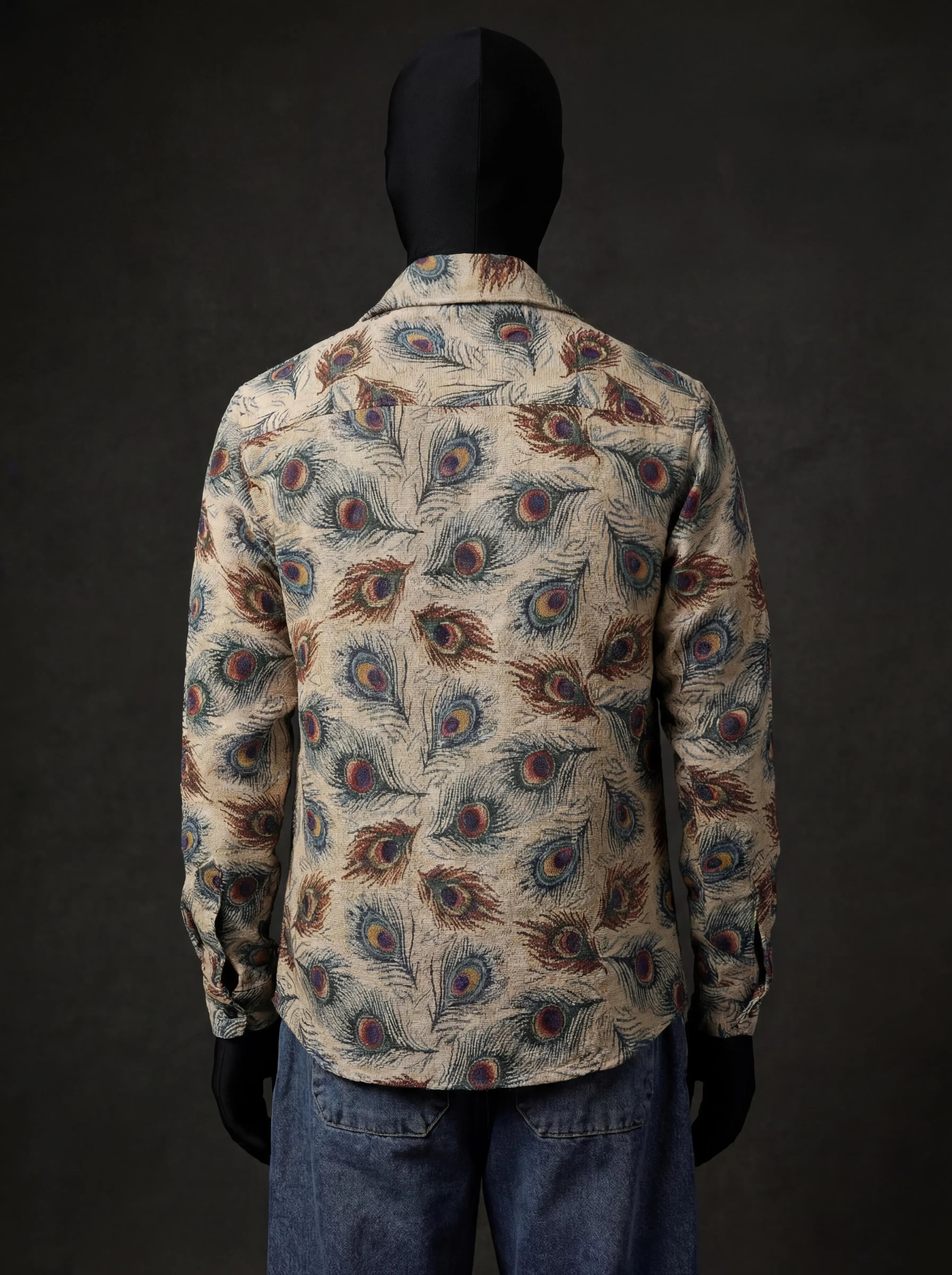 Rajwada Feathers Shacket – Premium Collared Jackets