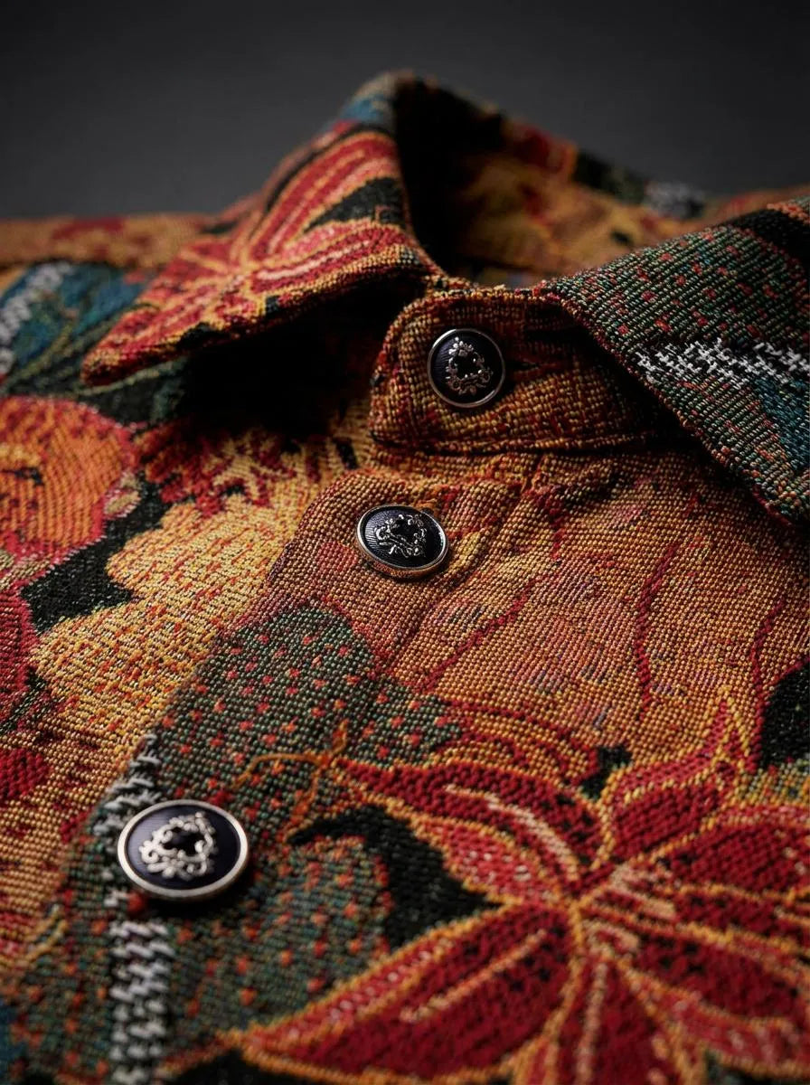 Bohemian Blaze Shacket – Partywear Jackets