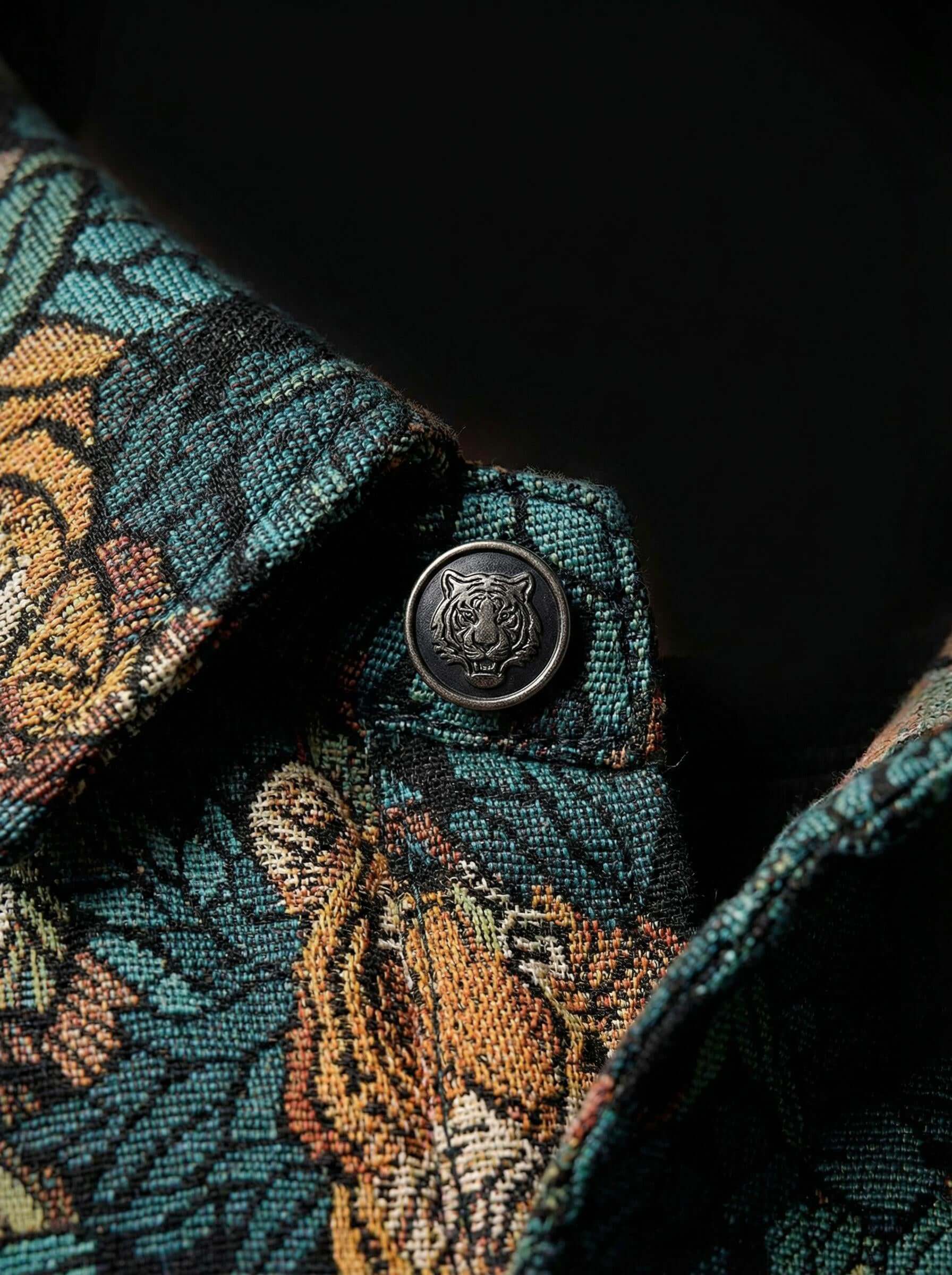 Jungle Royalty Over Shirt – Designer Cotton Over Shirts