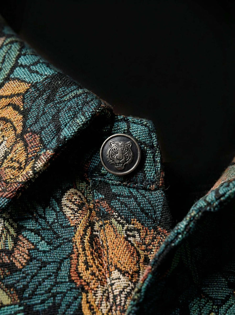 Jungle Royalty Over Shirt – Designer Cotton Over Shirts