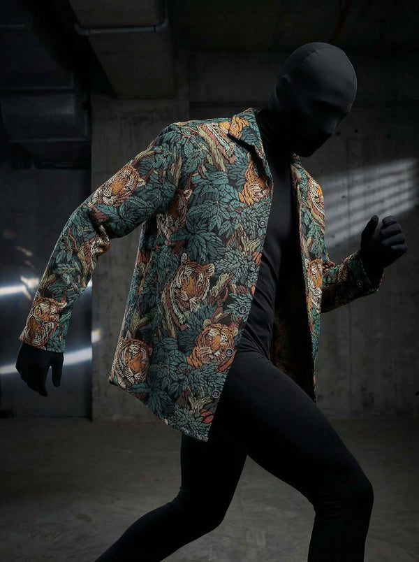 Jungle Royalty Over Shirt – Designer Cotton Over Shirts