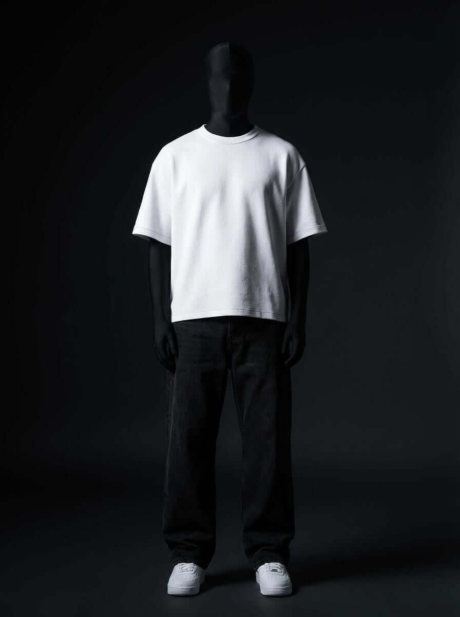 Classic White Premium Oversized Tee