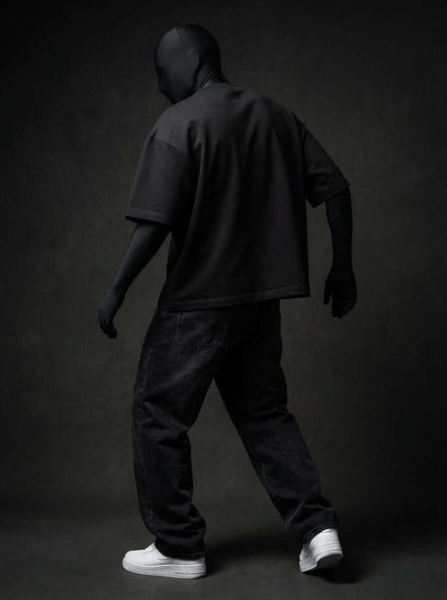 Classic Black Premium Oversized Tee
