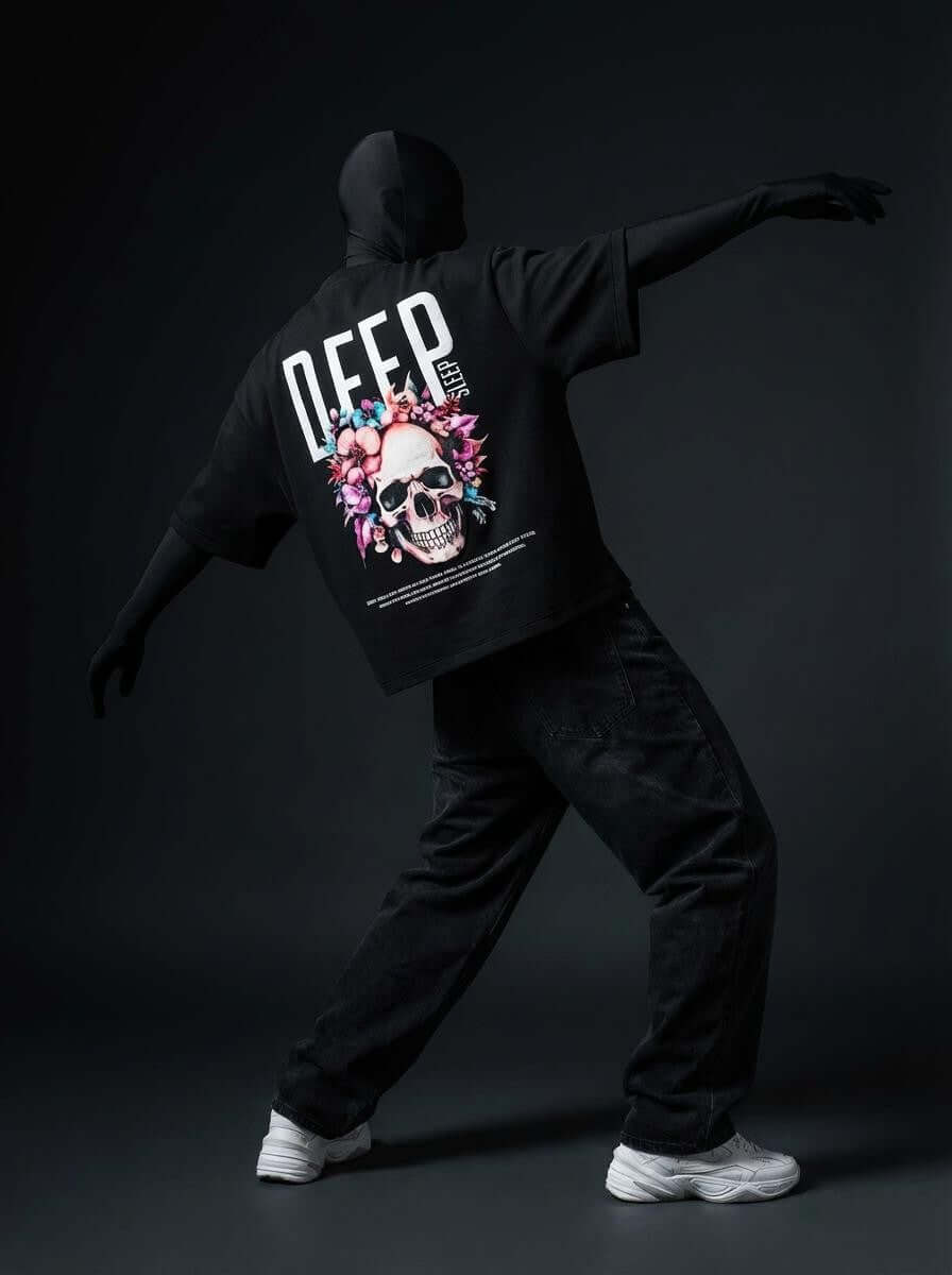 DEEP Oversize Printed Tee