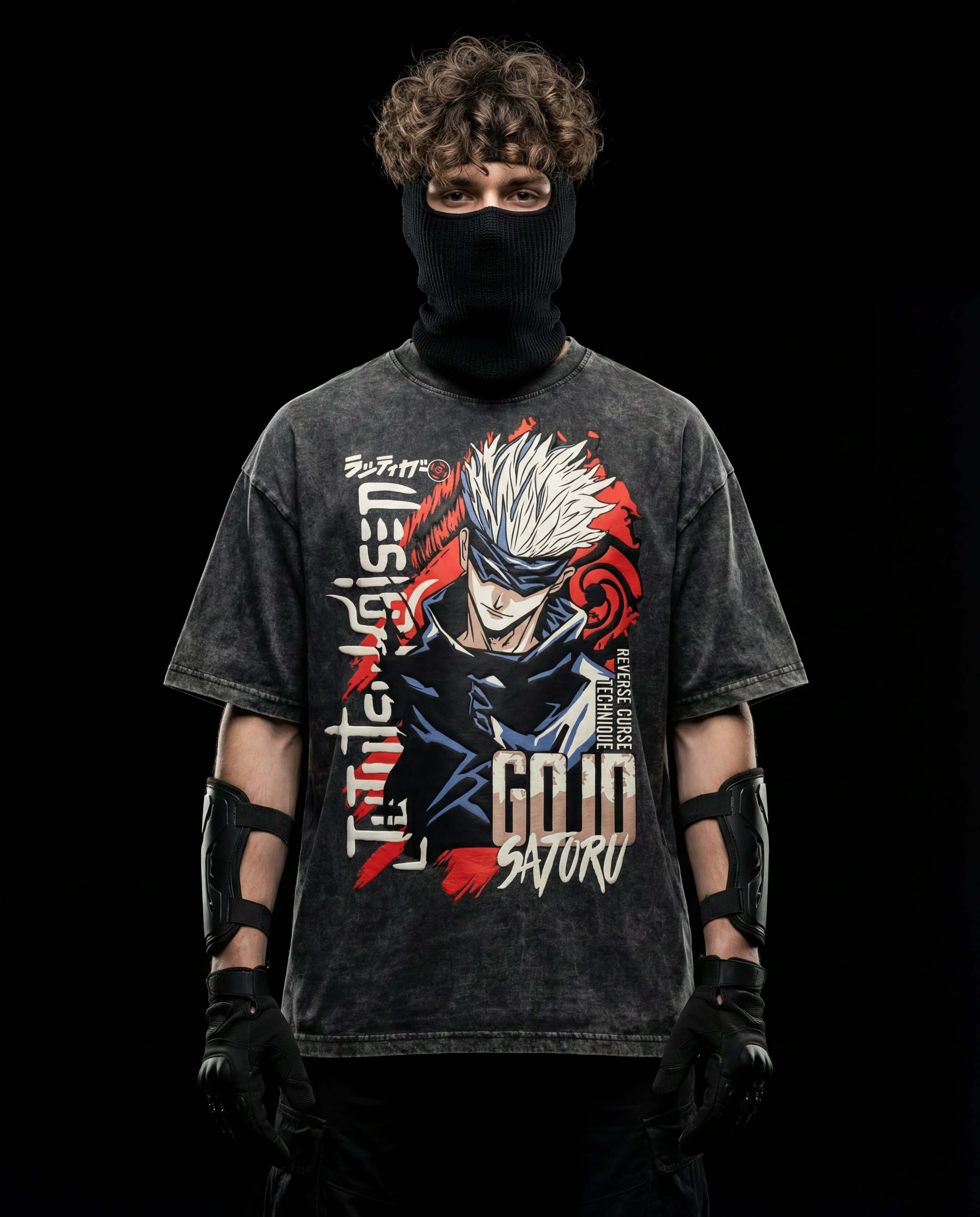 VOIDSTAR // SILENCE PROTOCOL ACID WASH TEE