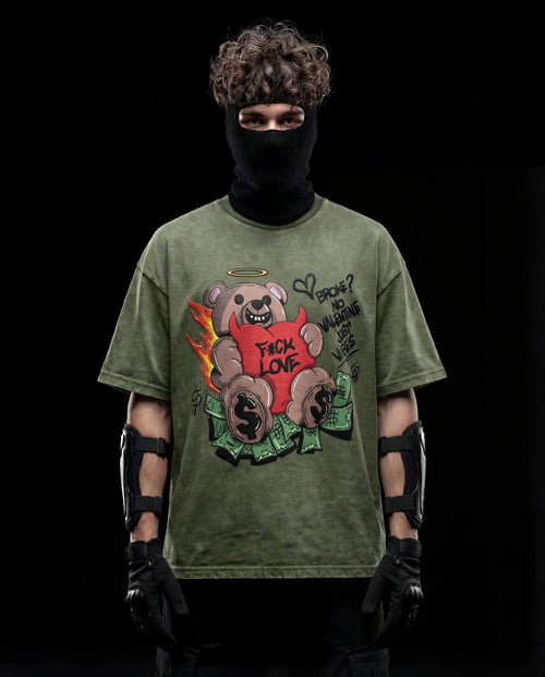 DARK OMEN // PROPHECY PROTOCOL ACID WASH TEE