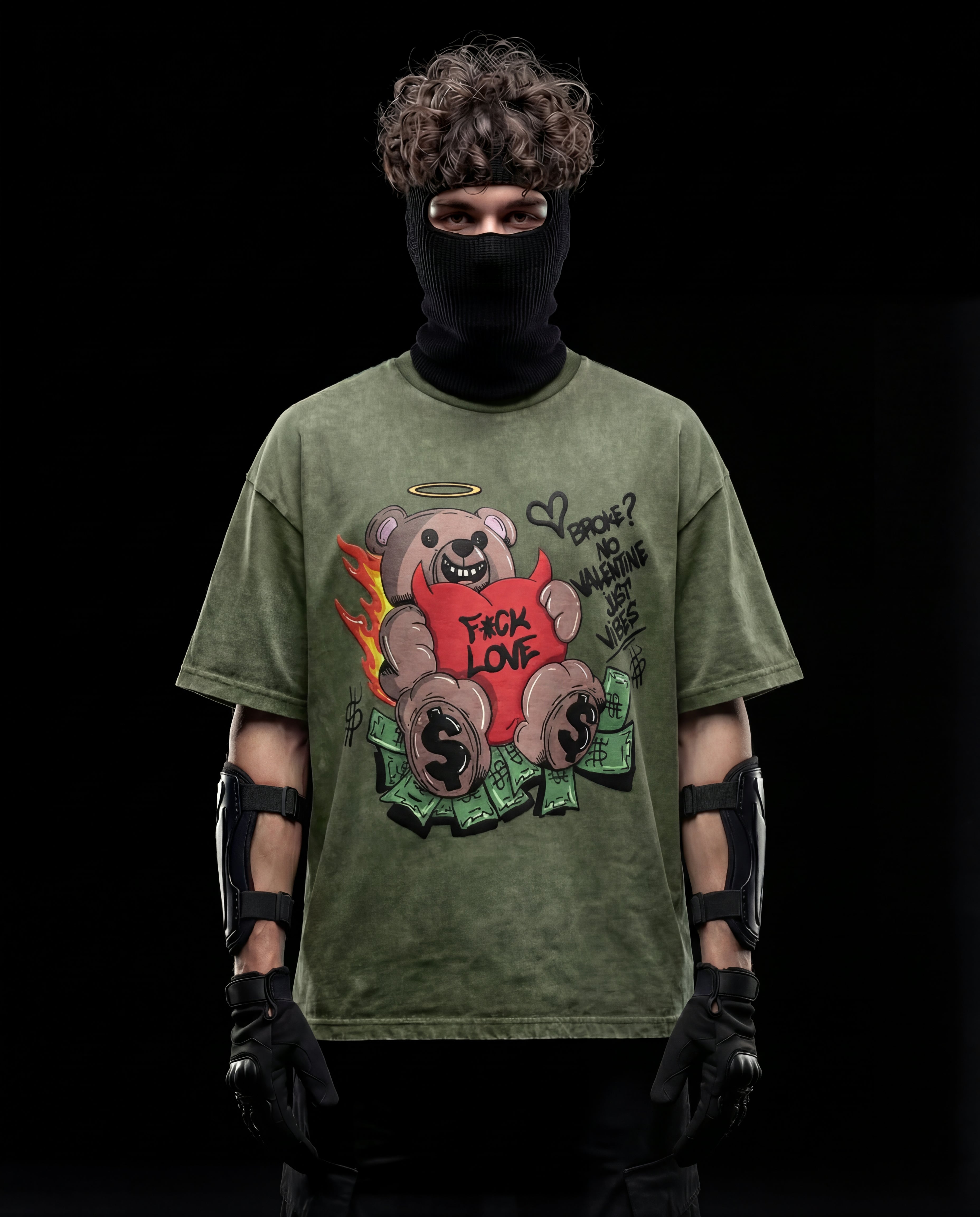 DARK OMEN // PROPHECY PROTOCOL ACID WASH TEE