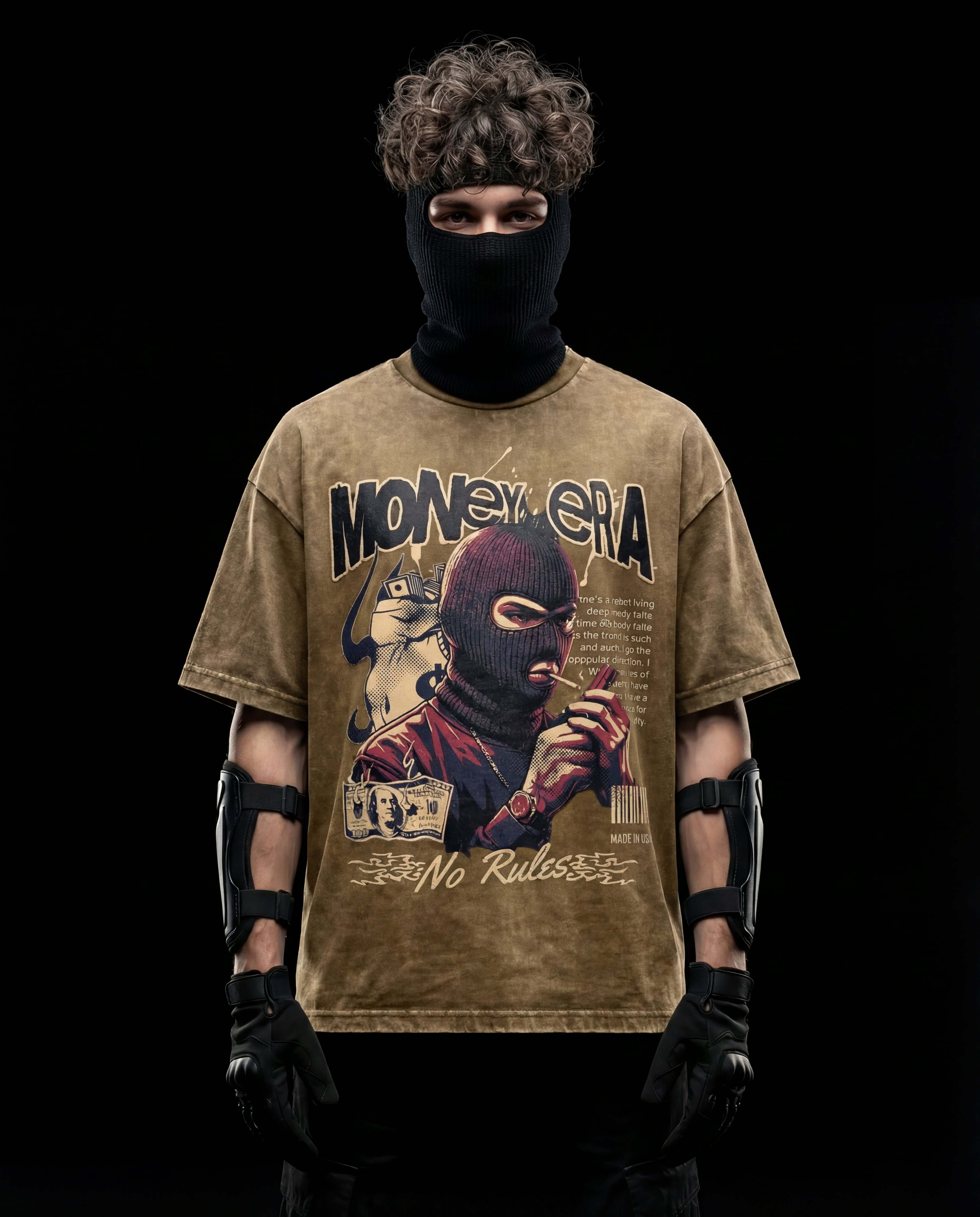 APEX BLOOM // TIGER PROTOCOL ACID WASH TEE