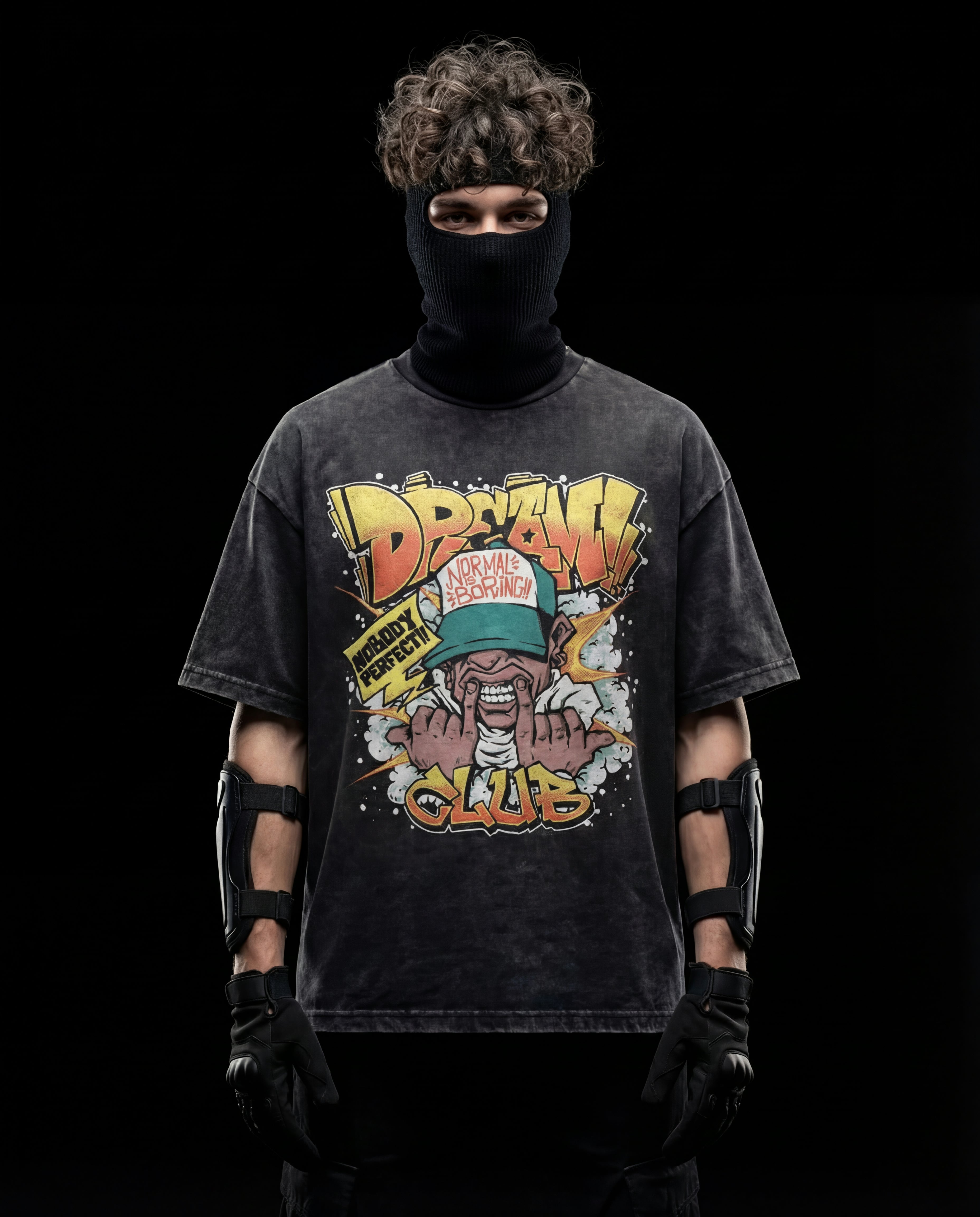 CLAZZEY CORE // ARCHIVE PROTOCOL ACID WASH TEE