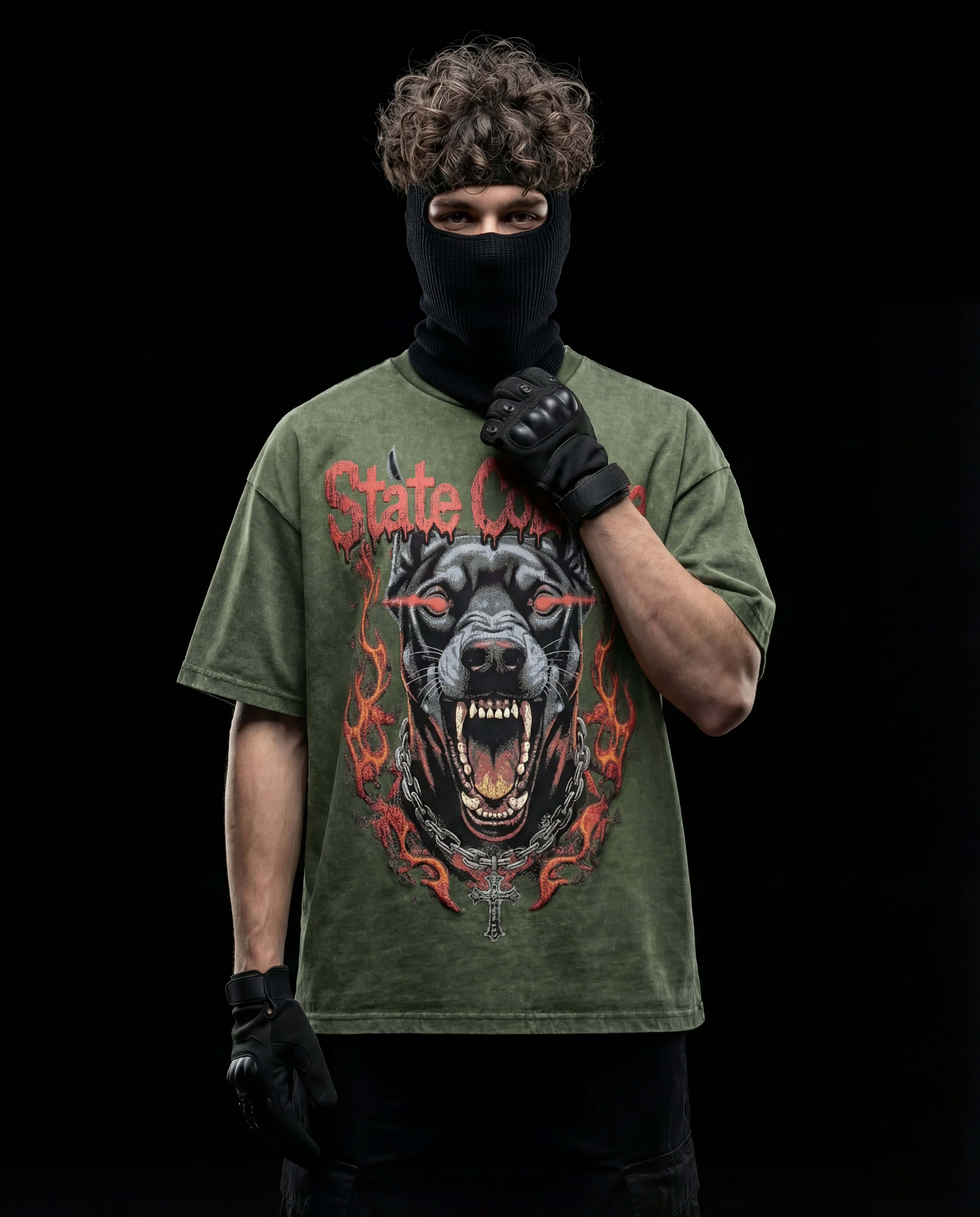 FINAL SEQUENCE // GHOST PROTOCOL ACID WASH TEE