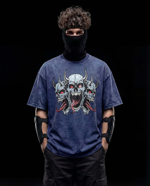 CEREBRAL OVERLOAD // SOUL PROTOCOL ACID WASH TEE