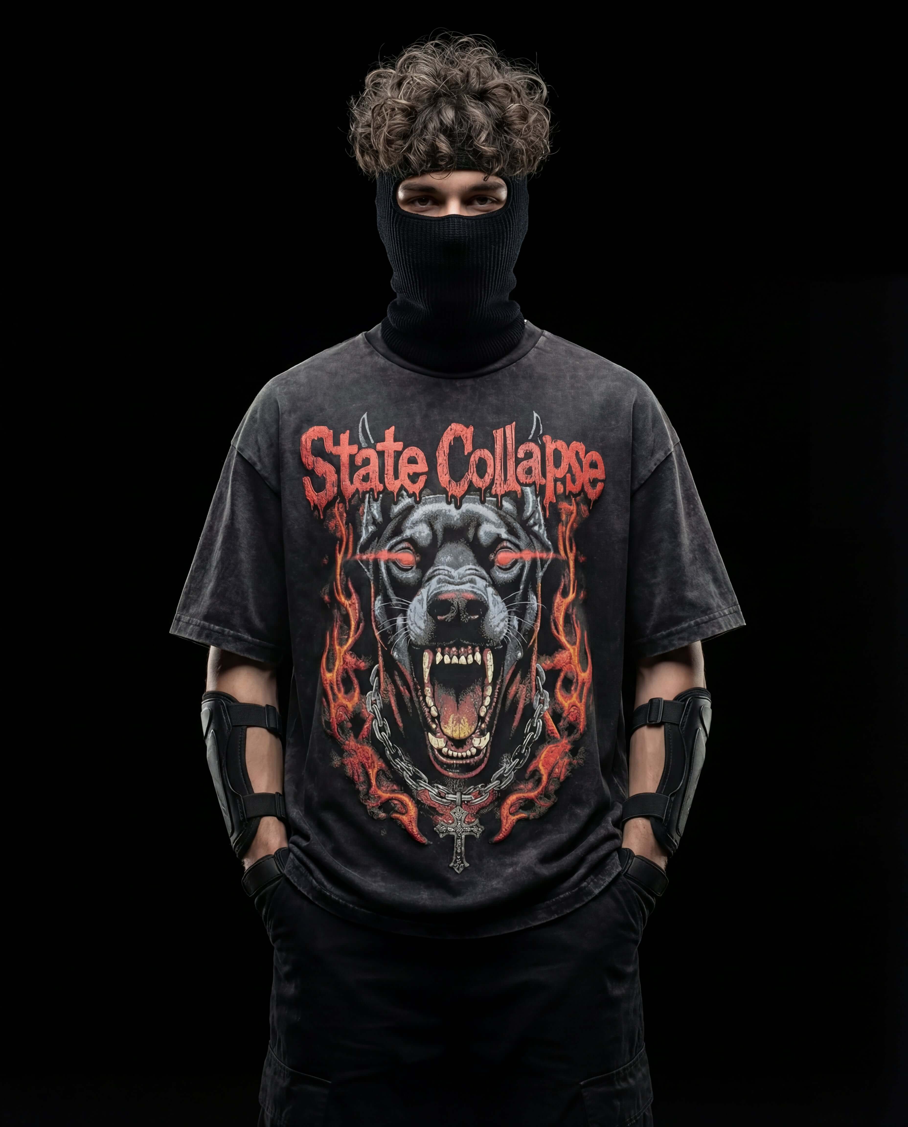 FINAL SEQUENCE // GHOST PROTOCOL ACID WASH TEE