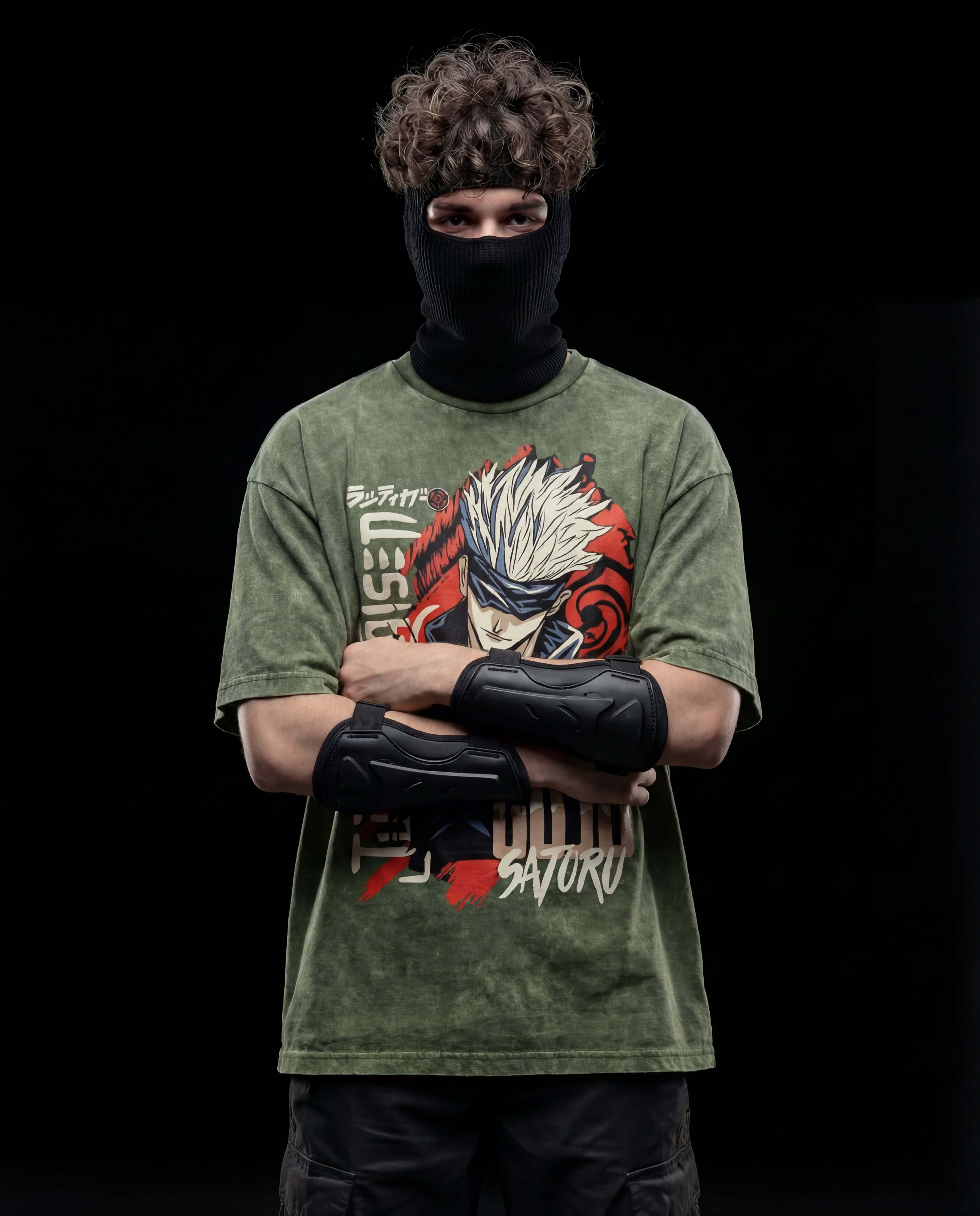 VOIDSTAR // SILENCE PROTOCOL ACID WASH TEE