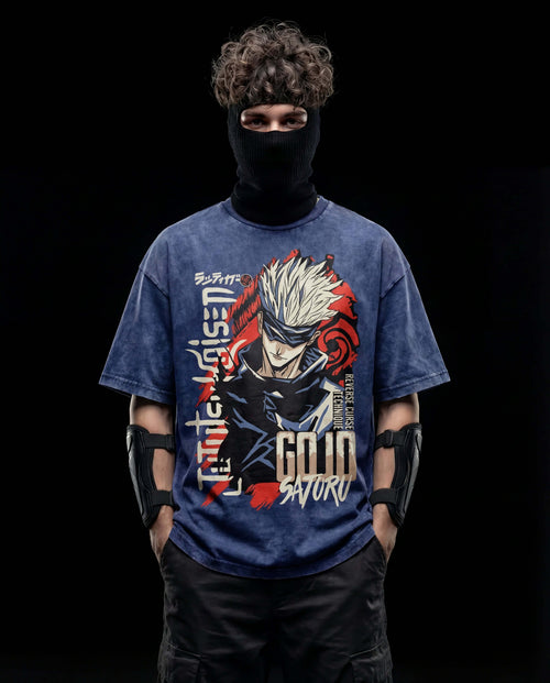 VOIDSTAR // SILENCE PROTOCOL ACID WASH TEE