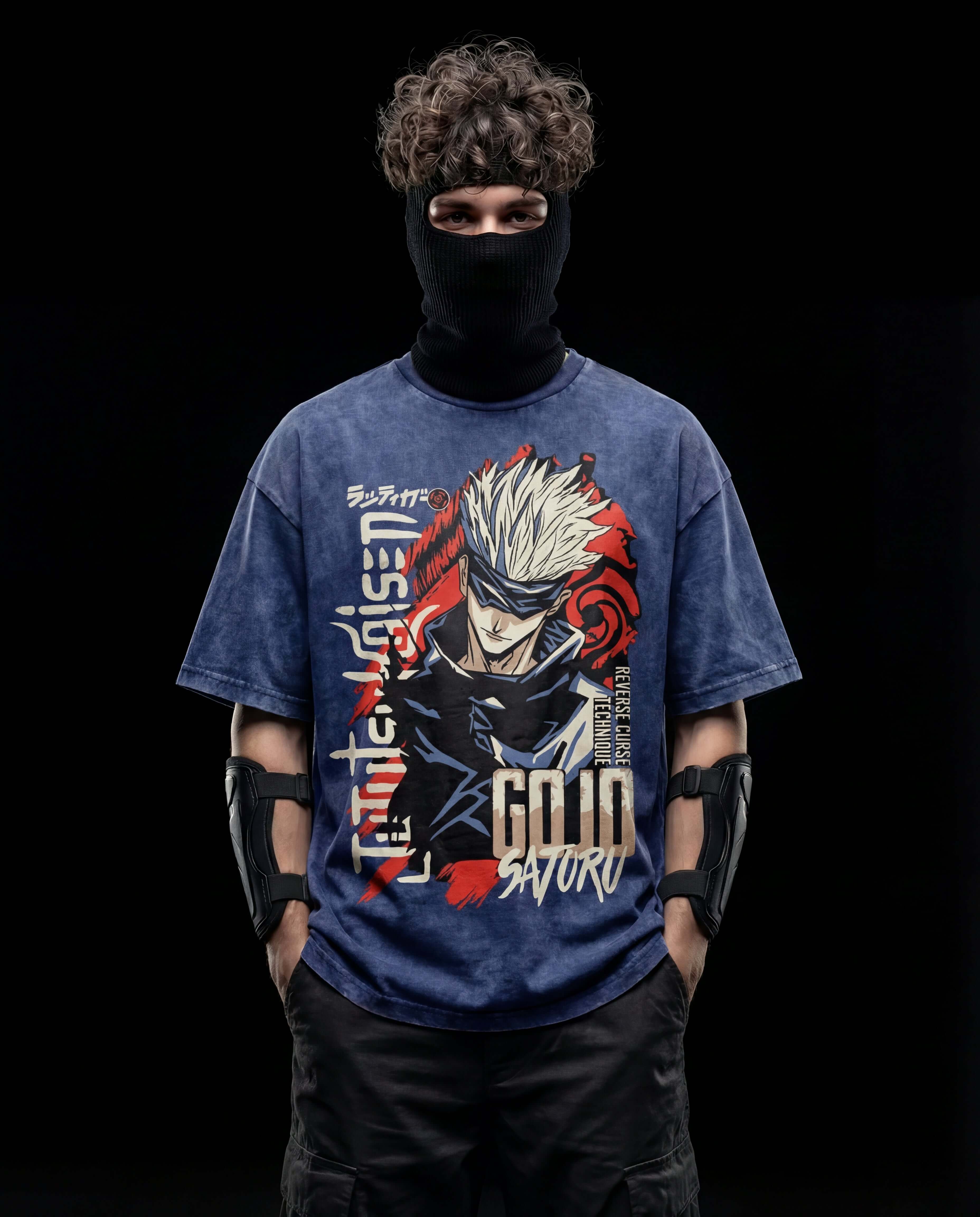 VOIDSTAR // SILENCE PROTOCOL ACID WASH TEE